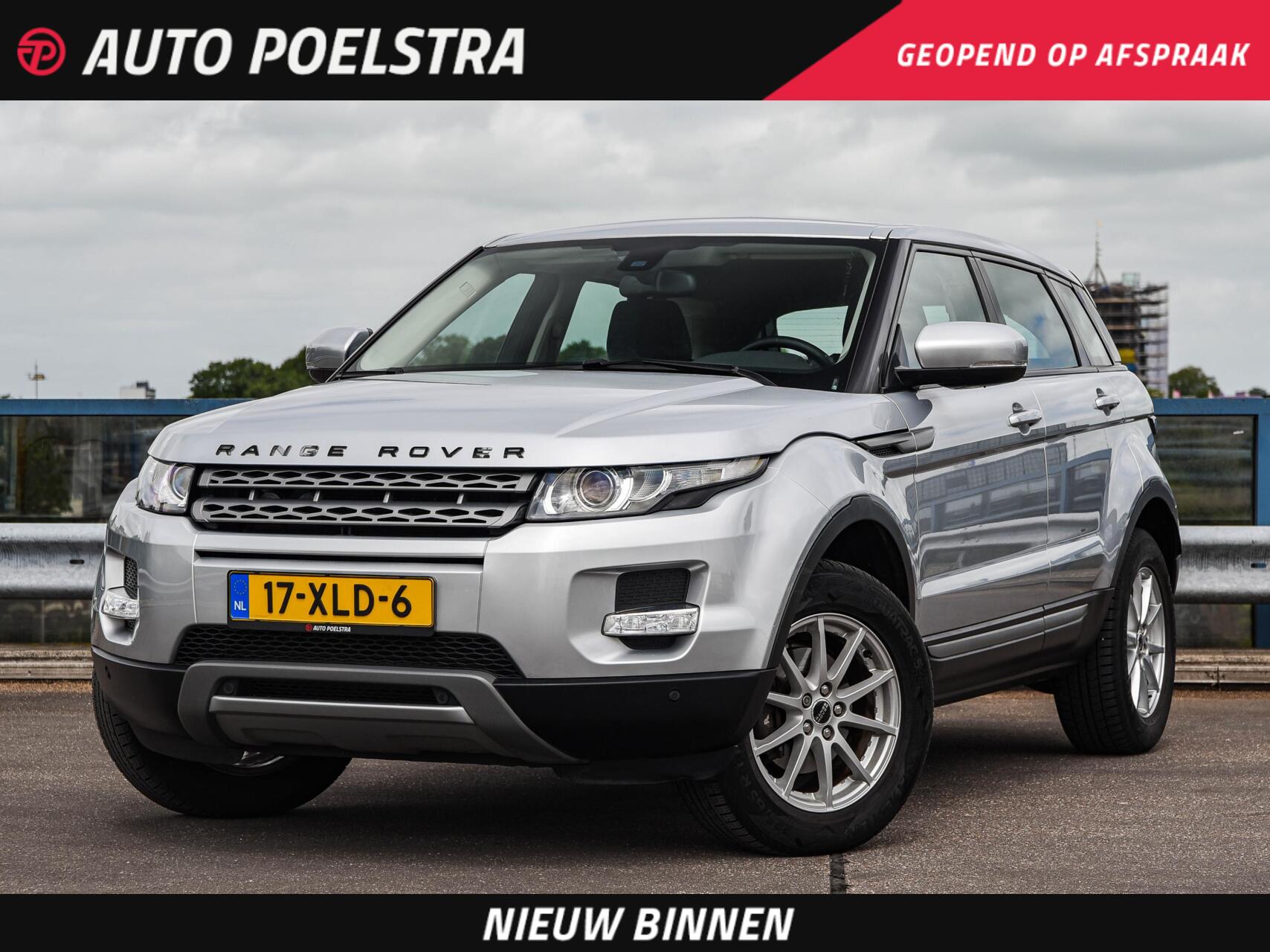 Land Rover Range Rover Evoque 2.2 TD4 4WD 150 PK Pure | Trekhaak | Leder/Alcantara |  Cruise control | Parkeersensoren | 17" 2012 - voorkant