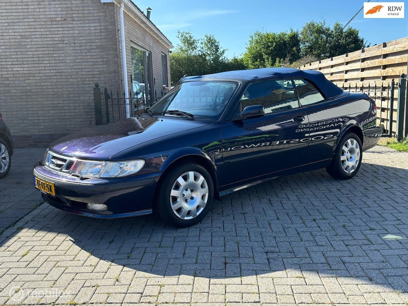 Saab 9-3 2.0t SE |rijd en schakelt werkelijk super | nieuwe apk keuring ! 2001 - voorkant