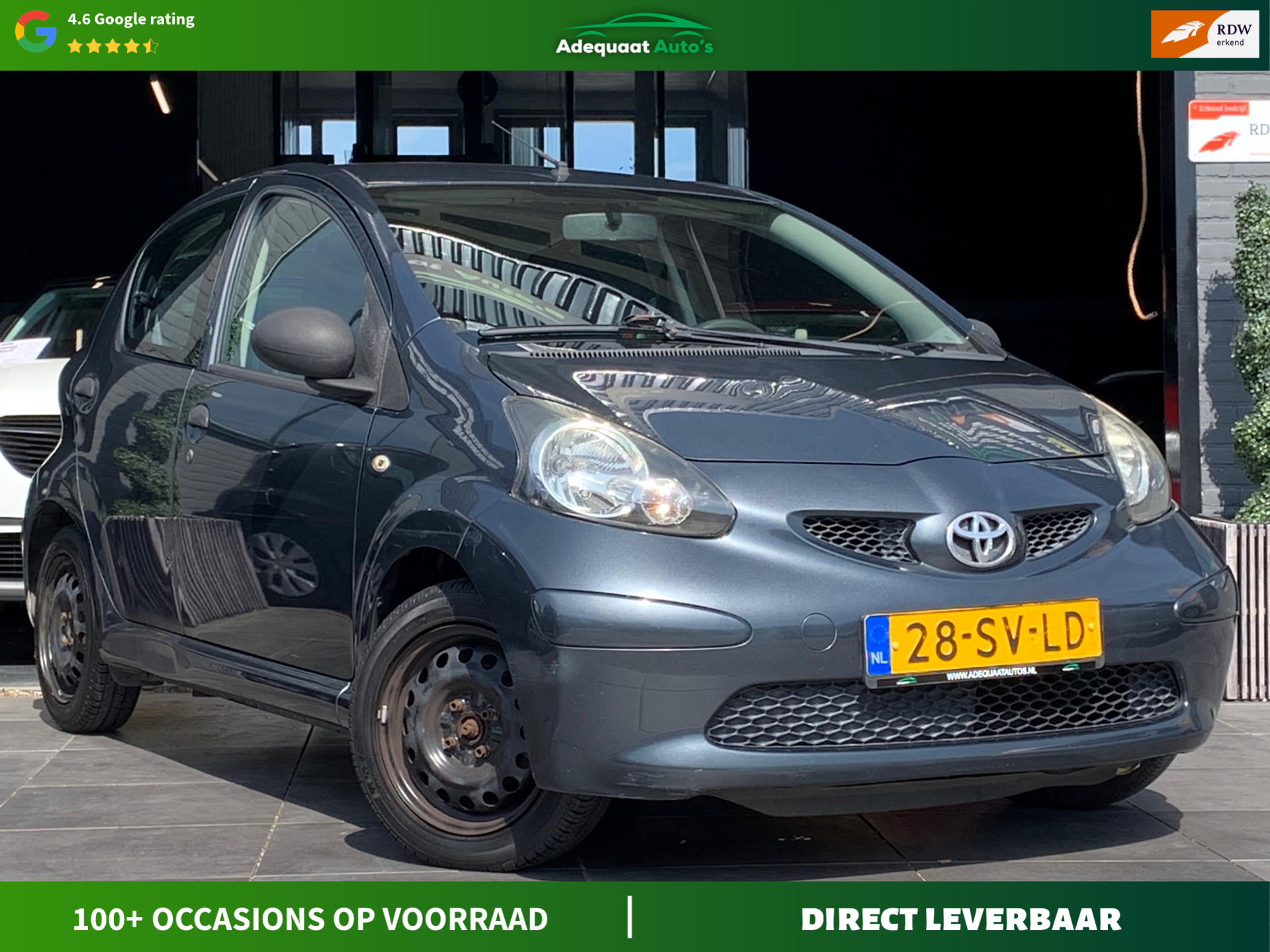 Toyota Toyota Aygo 1.0-12V|5 deuren|NAP|AUX|2 sleutels|APK 2006 - voorkant