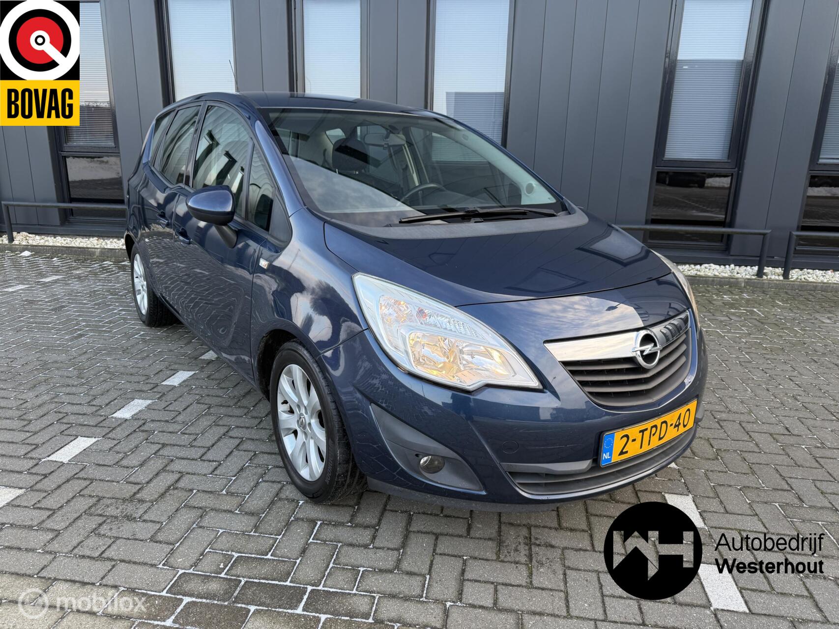 Opel Meriva 1.4 Turbo Cosmo Airco Cruisecontrol Nieuwe APK 2012 - voorkant