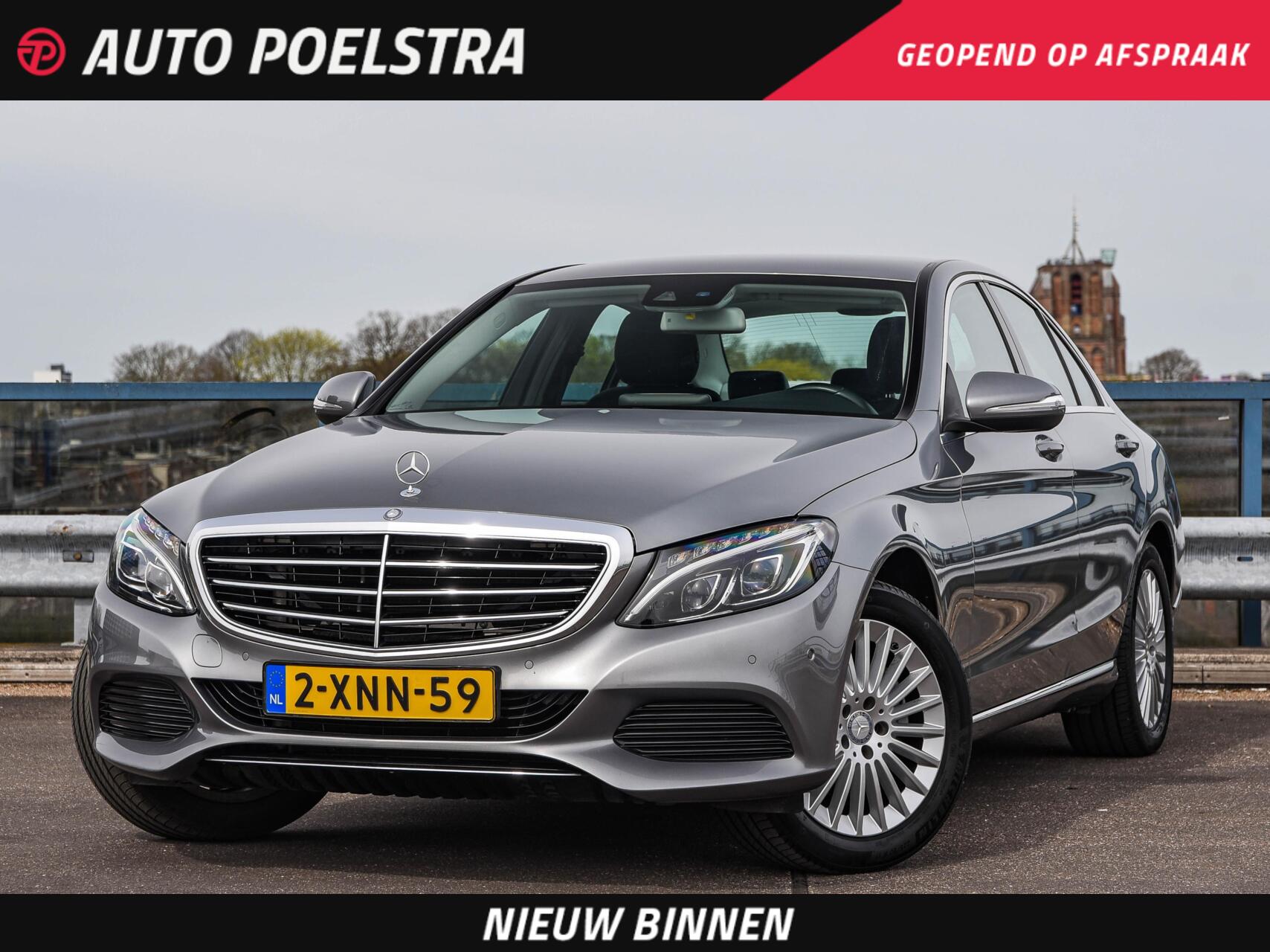 Mercedes-Benz C 200 200 Prestige 184 PK Automaat | Trekhaak | LED | Navigatie | Leder | Stoelverwarming |17" 2014 - voorkant