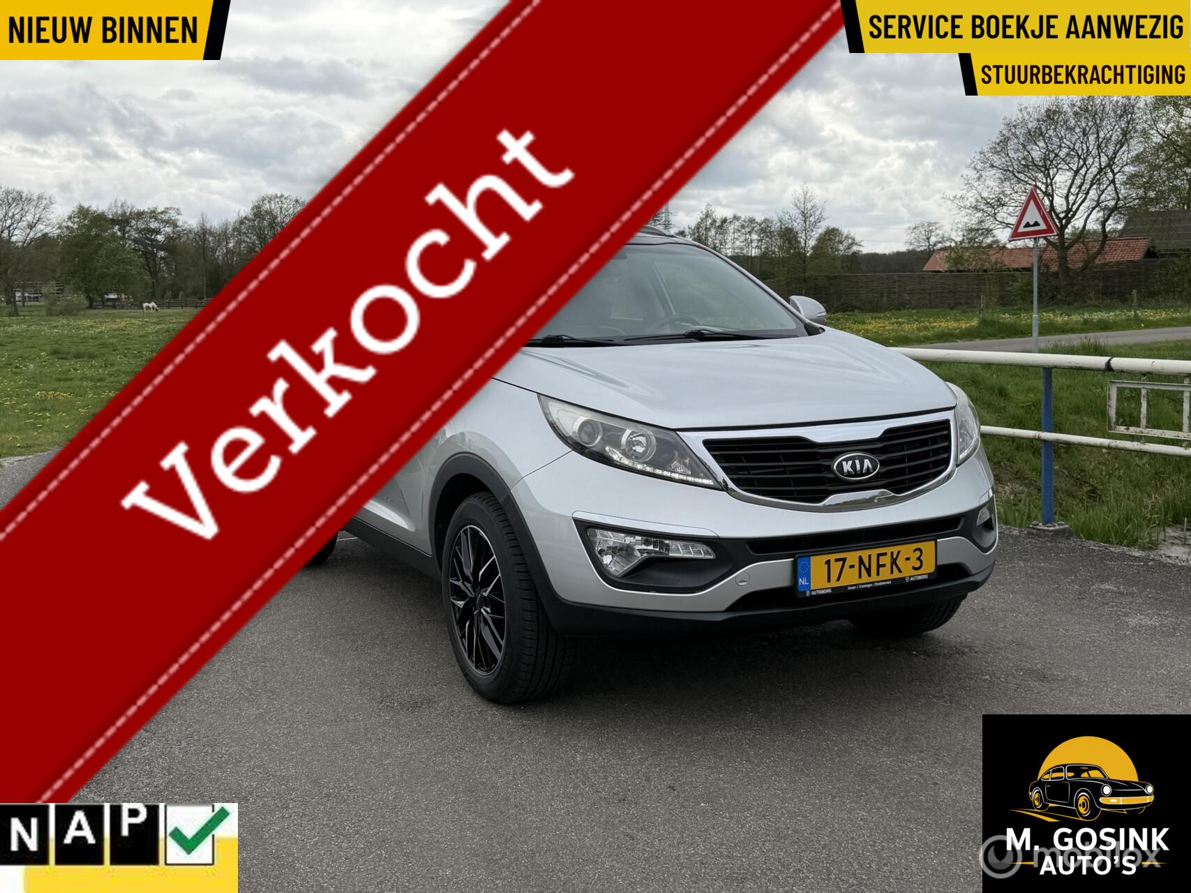 Kia Sportage , 2.0 X-ecutive PlusPack airco LM panodak org NL 2010 - voorkant