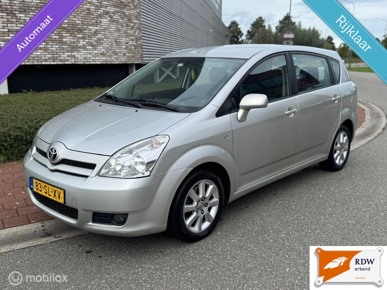 Toyota Toyota Corolla Verso 1.8 VVT-i Sol 7p. AUTOMAAT/AIRCO/7 PERSONEN 2006 - voorkant