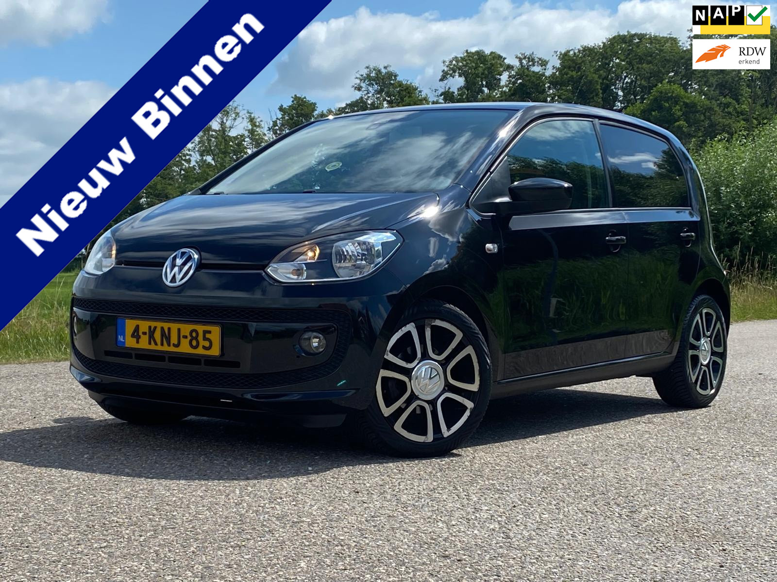 Volkswagen Up 1.0 high up! BlueMotion 5DRS Airco Navi Cruse-Control Goed Onderhouden 2013 - voorkant
