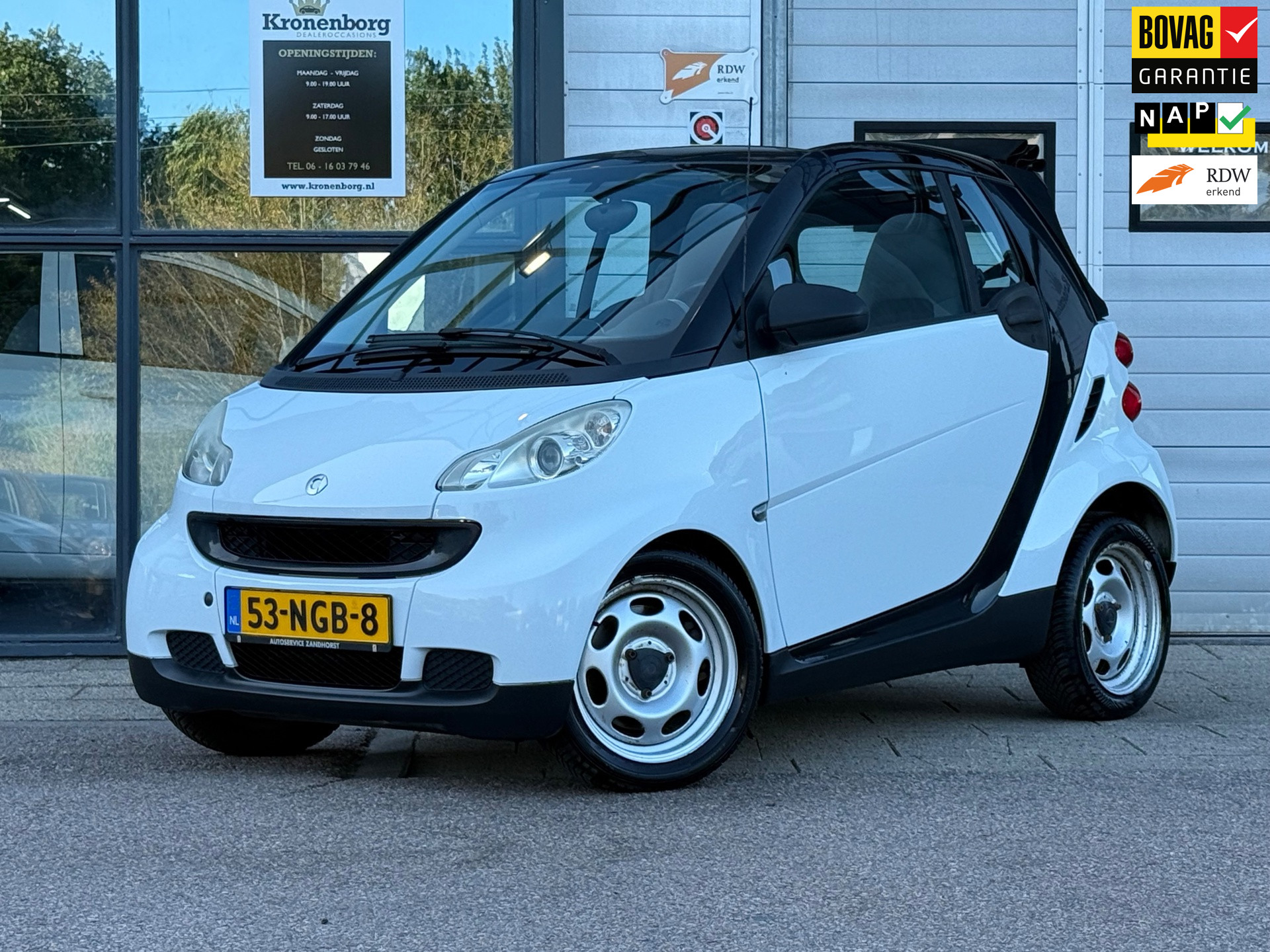 Smart Fortwo Cabrio MHD 1.0 mhd Pure| CABRIO| NAP 2010 - voorkant