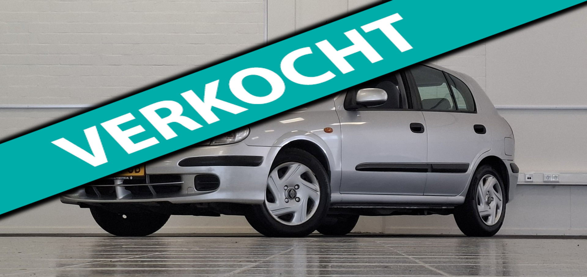 Nissan Nissan Almera 1.8i 16V Comfort Automaat Airco Trekhaak Garantie APK 19-03-2027 2002 - voorkant