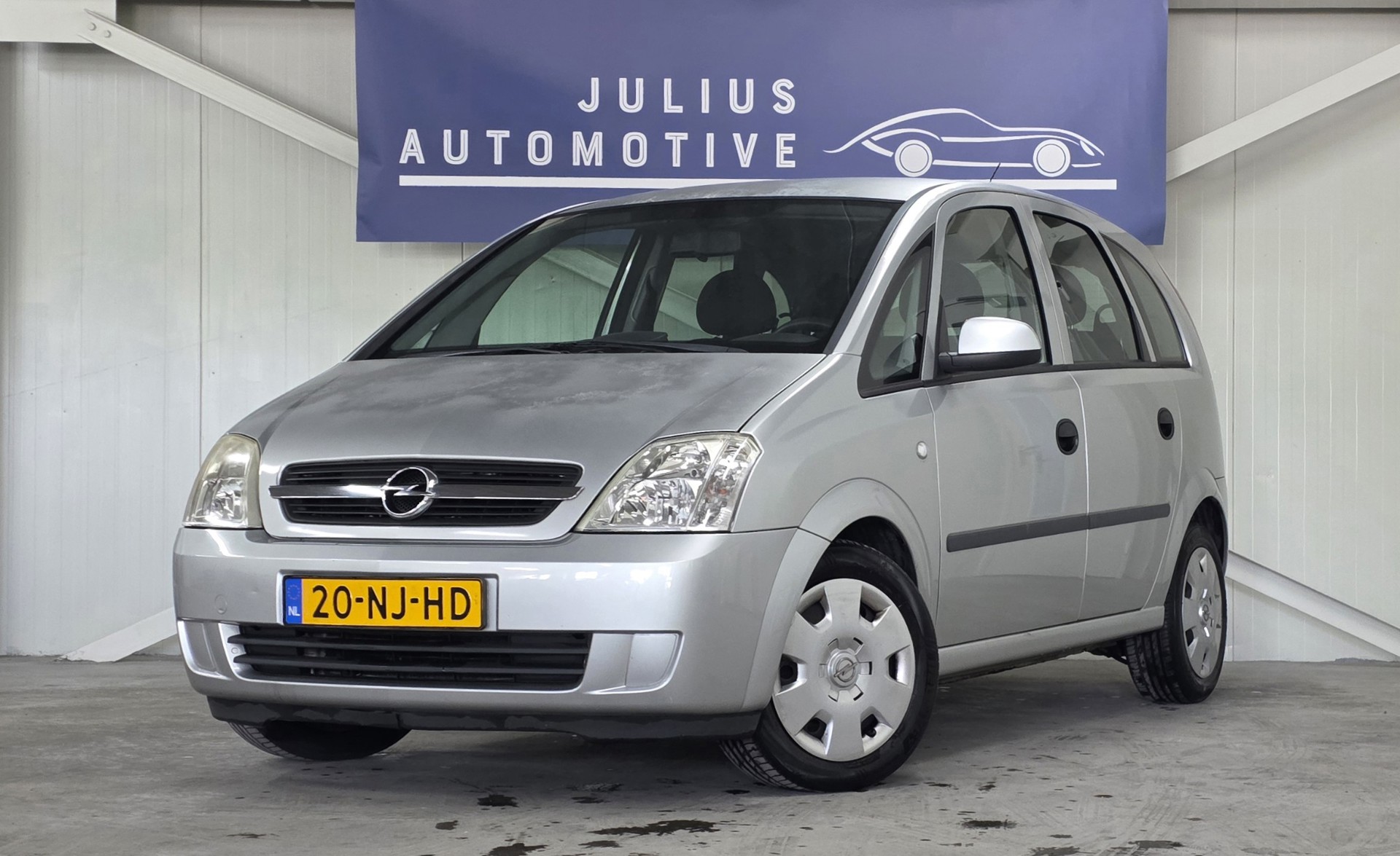 Opel Meriva-a 1.6 Enjoy Airco Trekhaak Garantie CruiseControl Nieuwe APK! 2003 - voorkant