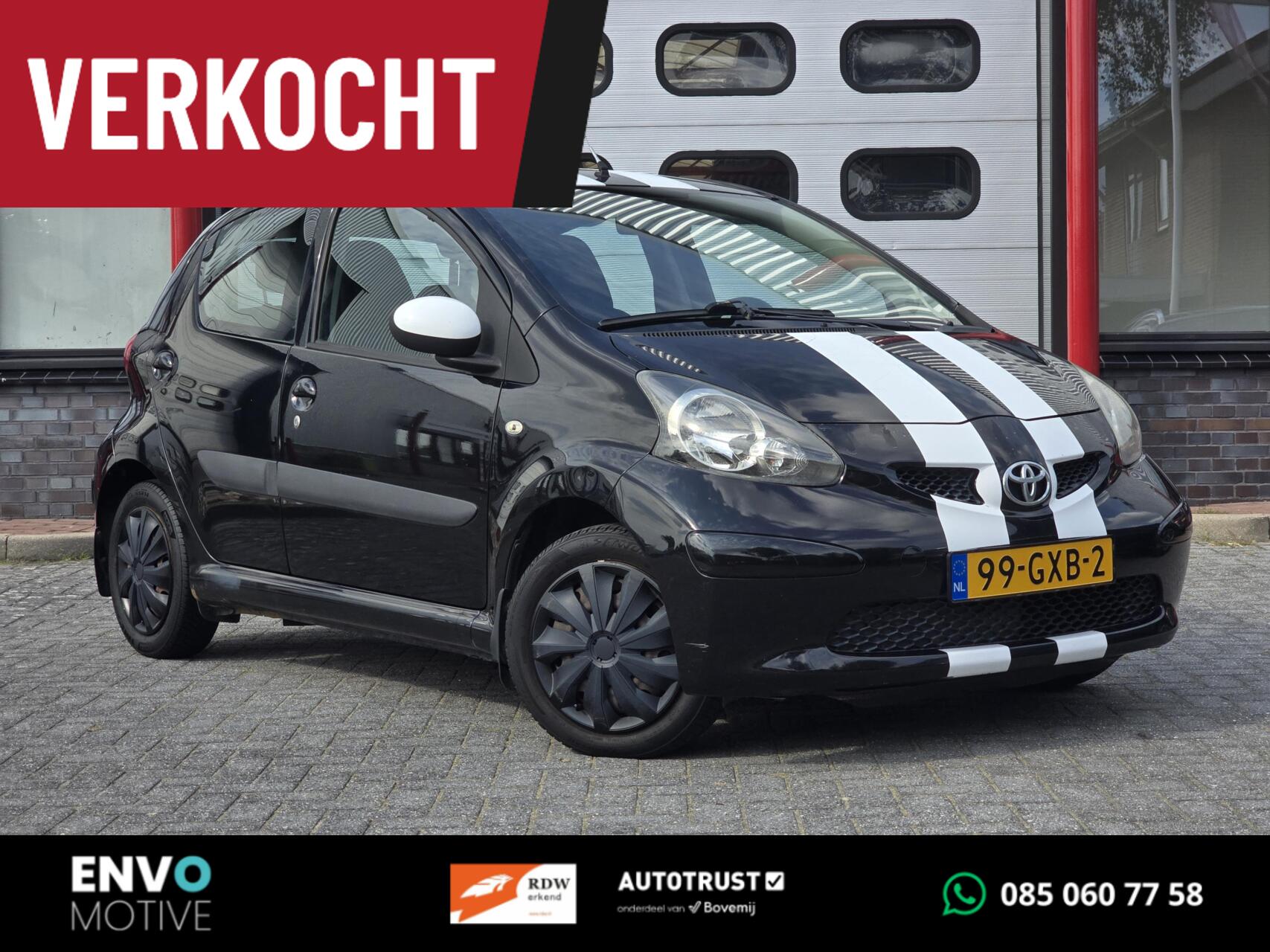 Toyota Toyota Aygo 1.0-12V + AUX/Nieuwe APK/Elektr. ramen/5-deurs 2008 - voorkant