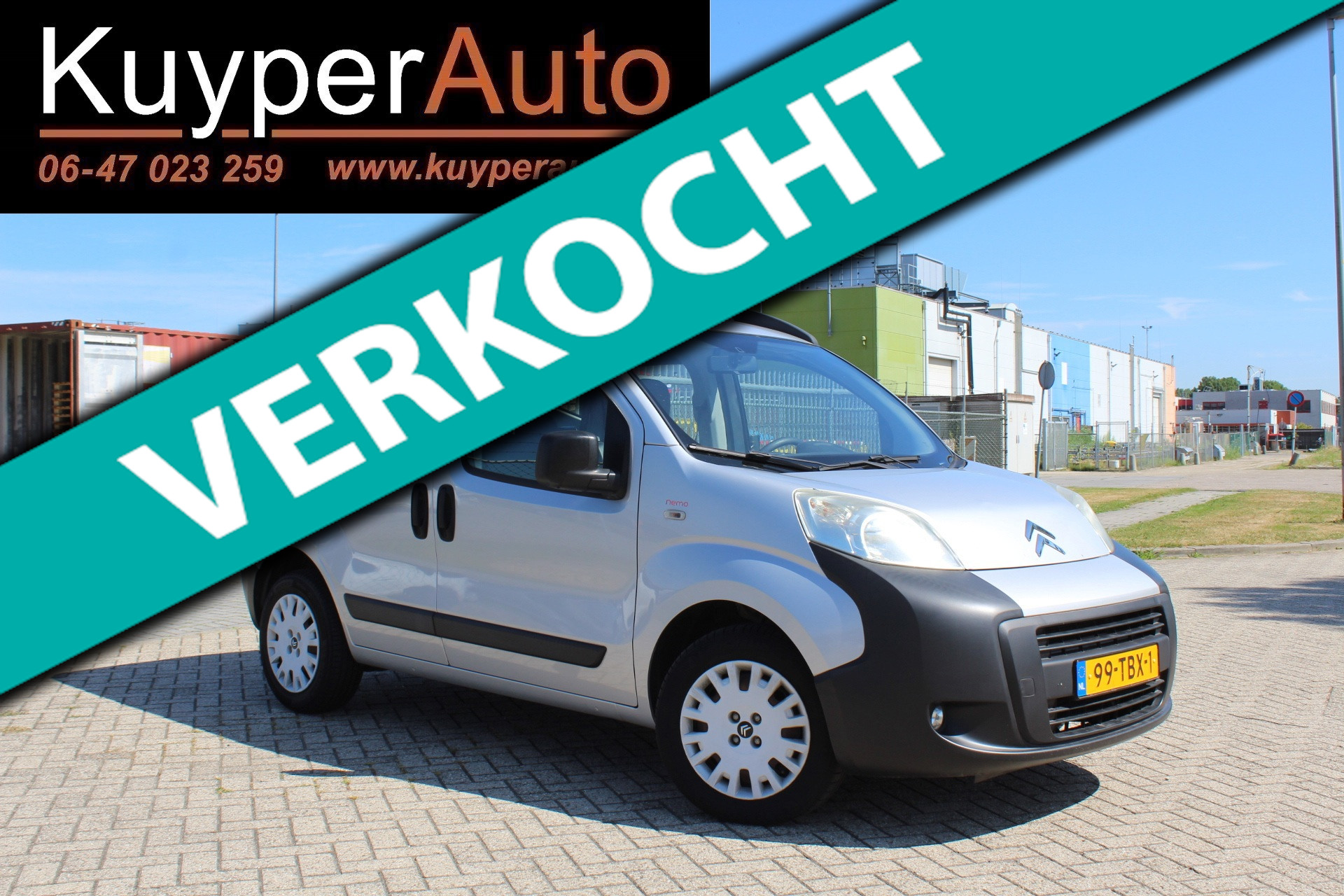Citroen Citroen Nemo 1.4i Multispace NAP 1E EIG .5 PERS AIRCO PARKEERSENS, DUBBELE SCHUIFDEUREN 2012 - voorkant