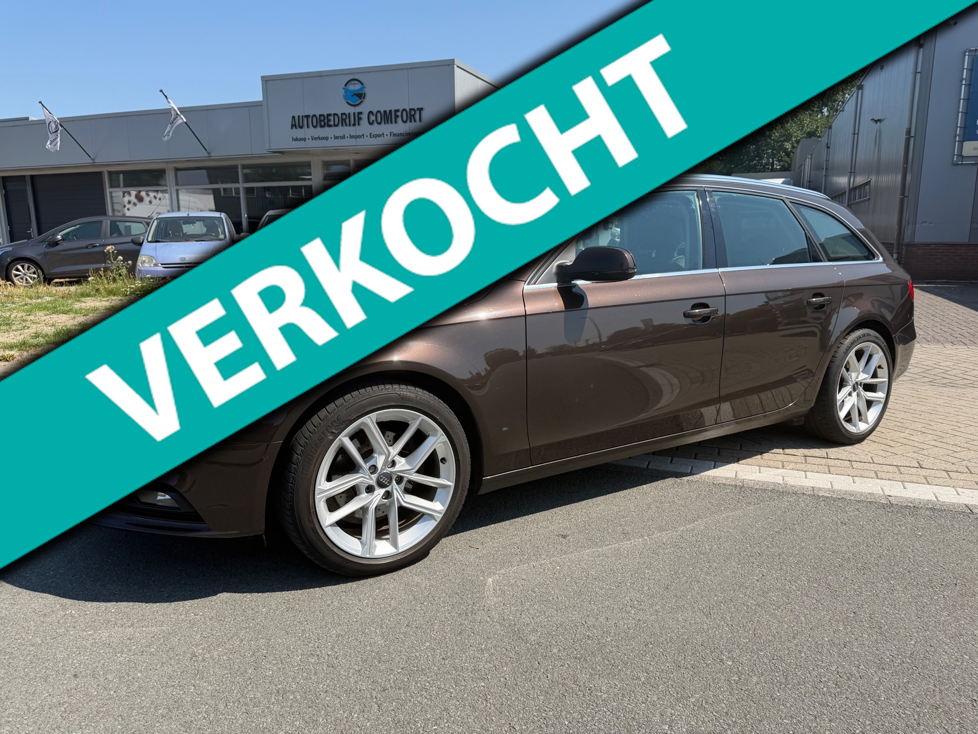 Audi A4 Avant 1.8 TFSI S-Line. • AIRCO IJSKOUD ?? • 2012 - voorkant