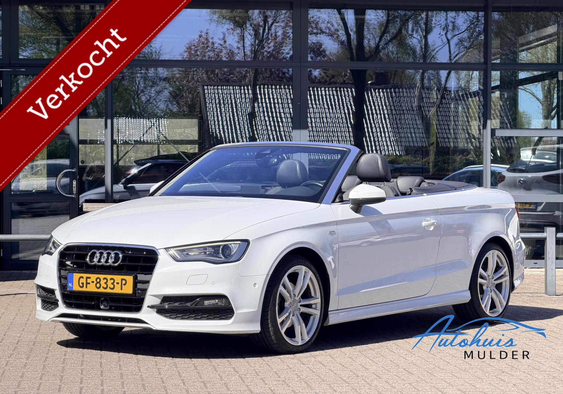 Audi A3 Cabriolet 1.4 TFSI CoD Ambition Pro Line S | Automaat | Keyless | Nek-Stoelverwarming | Nl-Auto 2015 - voorkant