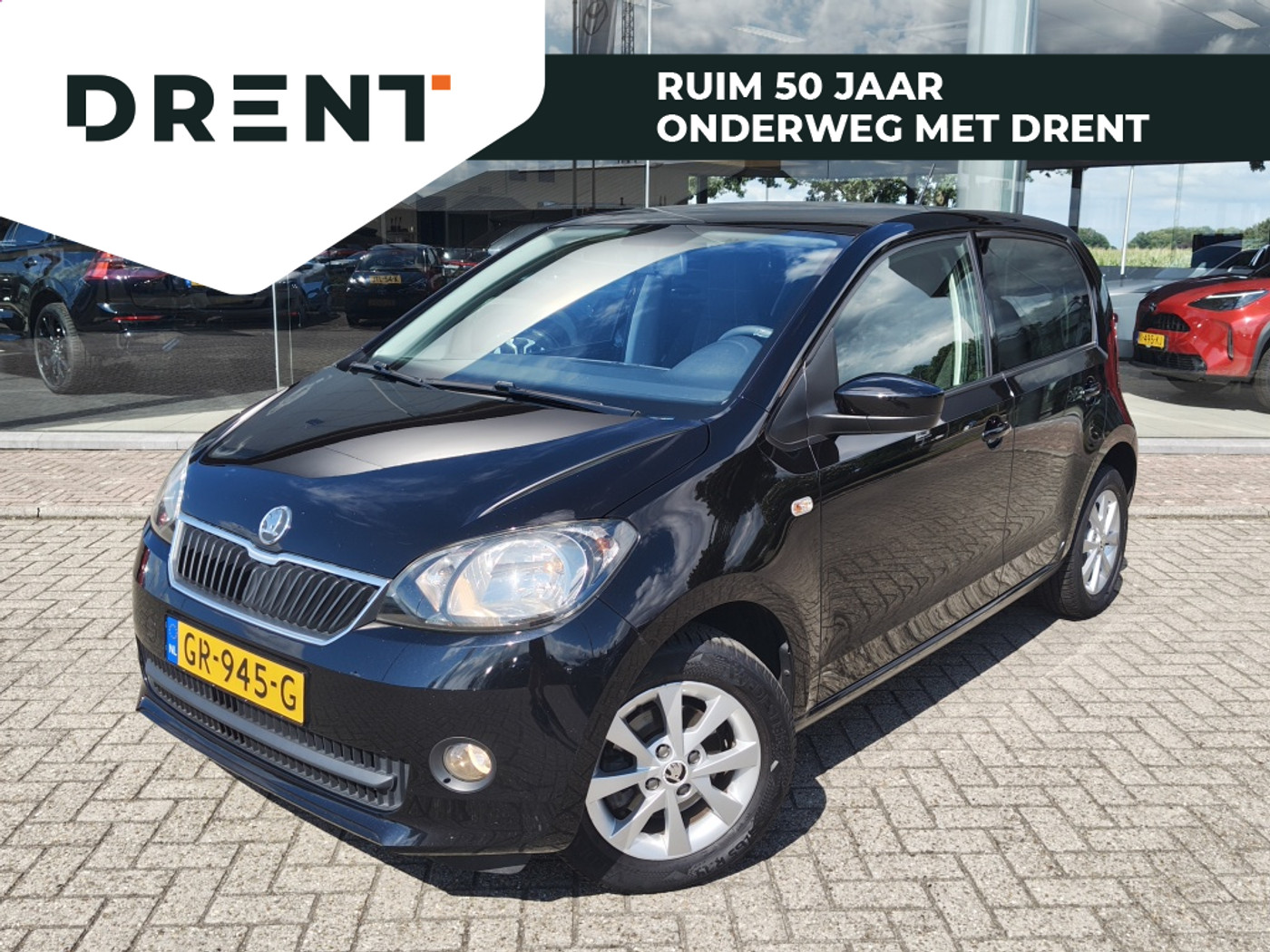 Skoda Citigo 1.0 Greentech Elegance | Airco | Lichtmetaal | El. Raambediening | 2014 - voorkant