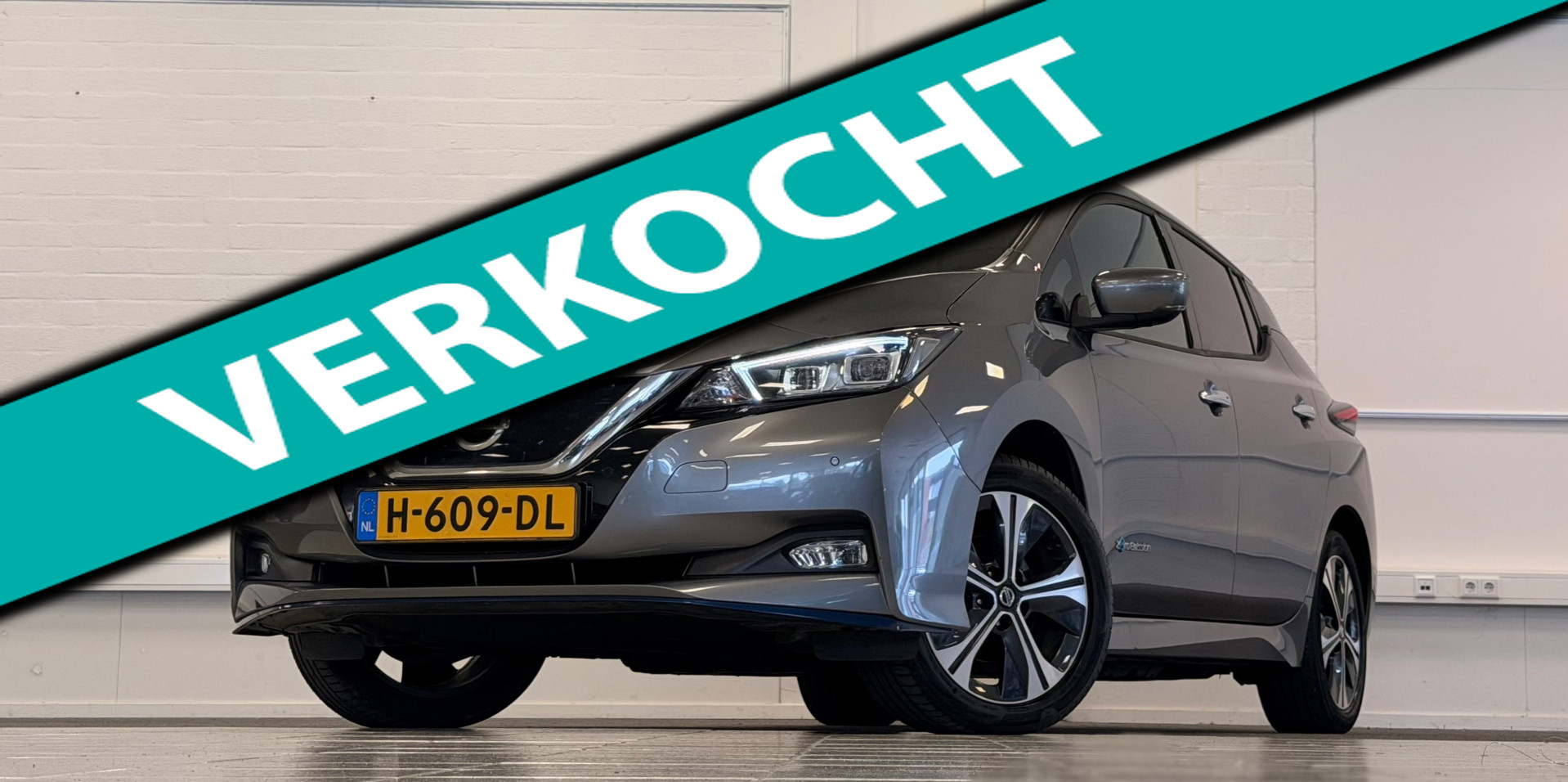 Nissan Nissan Leaf 62kwh E+ Tekna 62 kWh APK 29-01-2028 SOH 91,5% Mooi! 2019 - voorkant