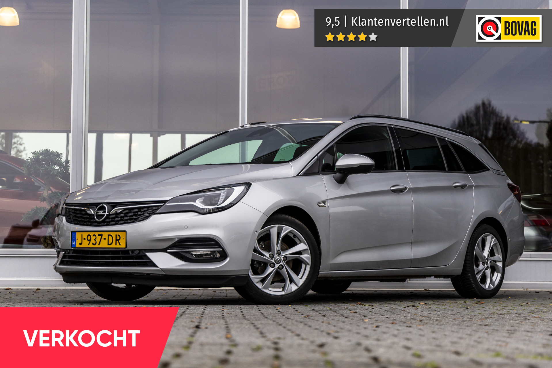 Opel Astra Sports Tourer 1.2 Elegance 2020 - voorkant