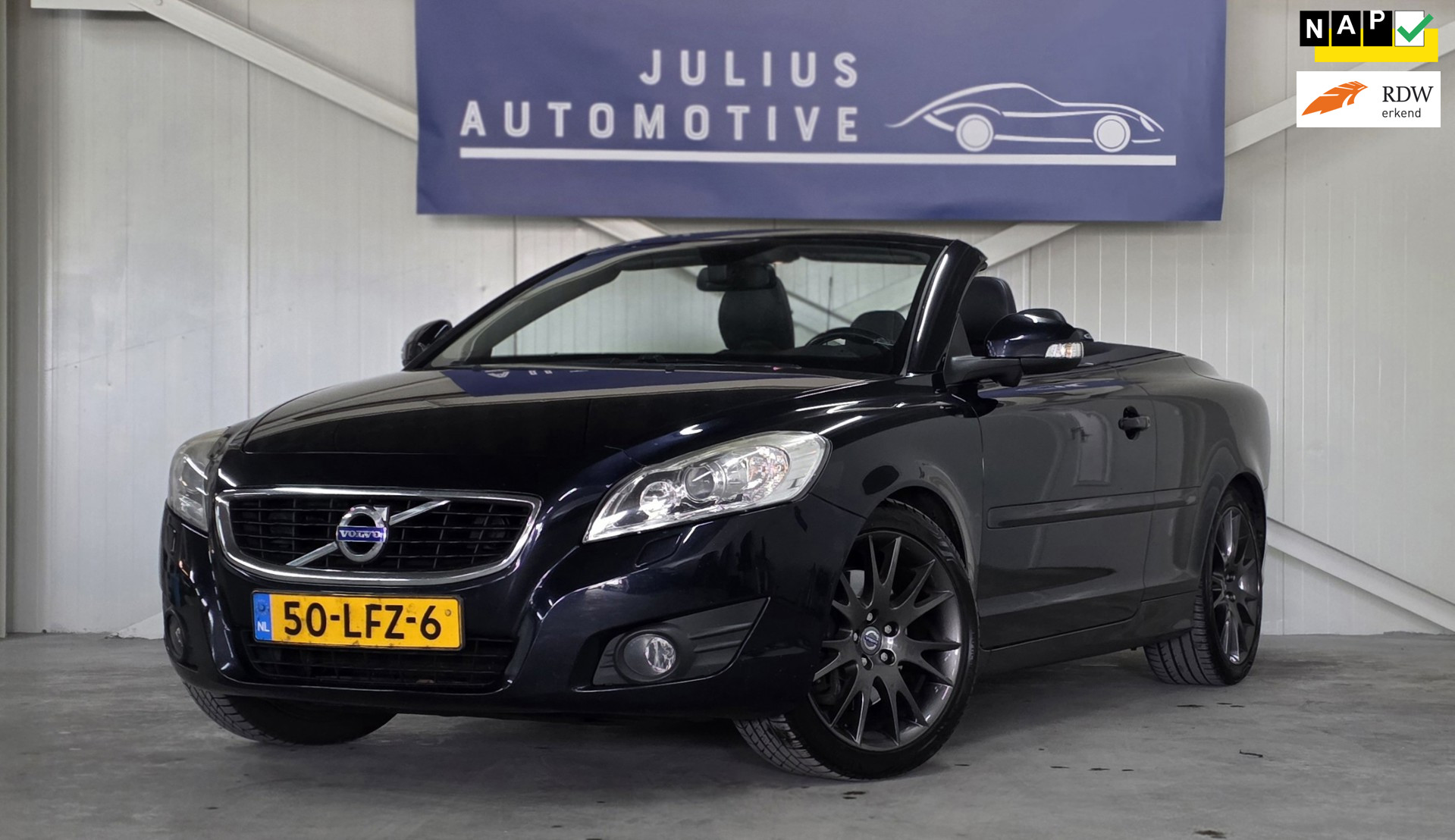 Volvo C70 2.4i Intro Edition Volledig Onderhouden BLIS Leer Veel Opties Garantie Mooi! 2010 - voorkant