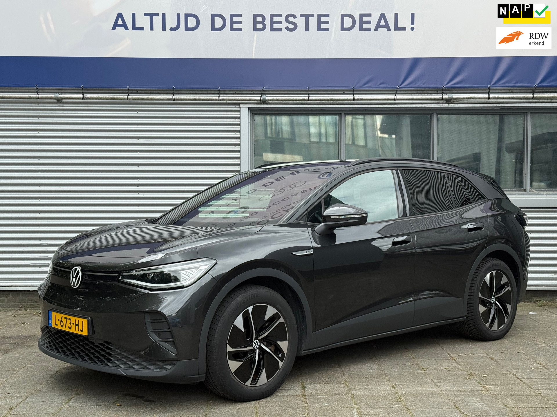 Volkswagen Id.4 Pro 150 KW Tech 77 kWh l Pano l Camera l VDOH l IZGST l 2021 - voorkant