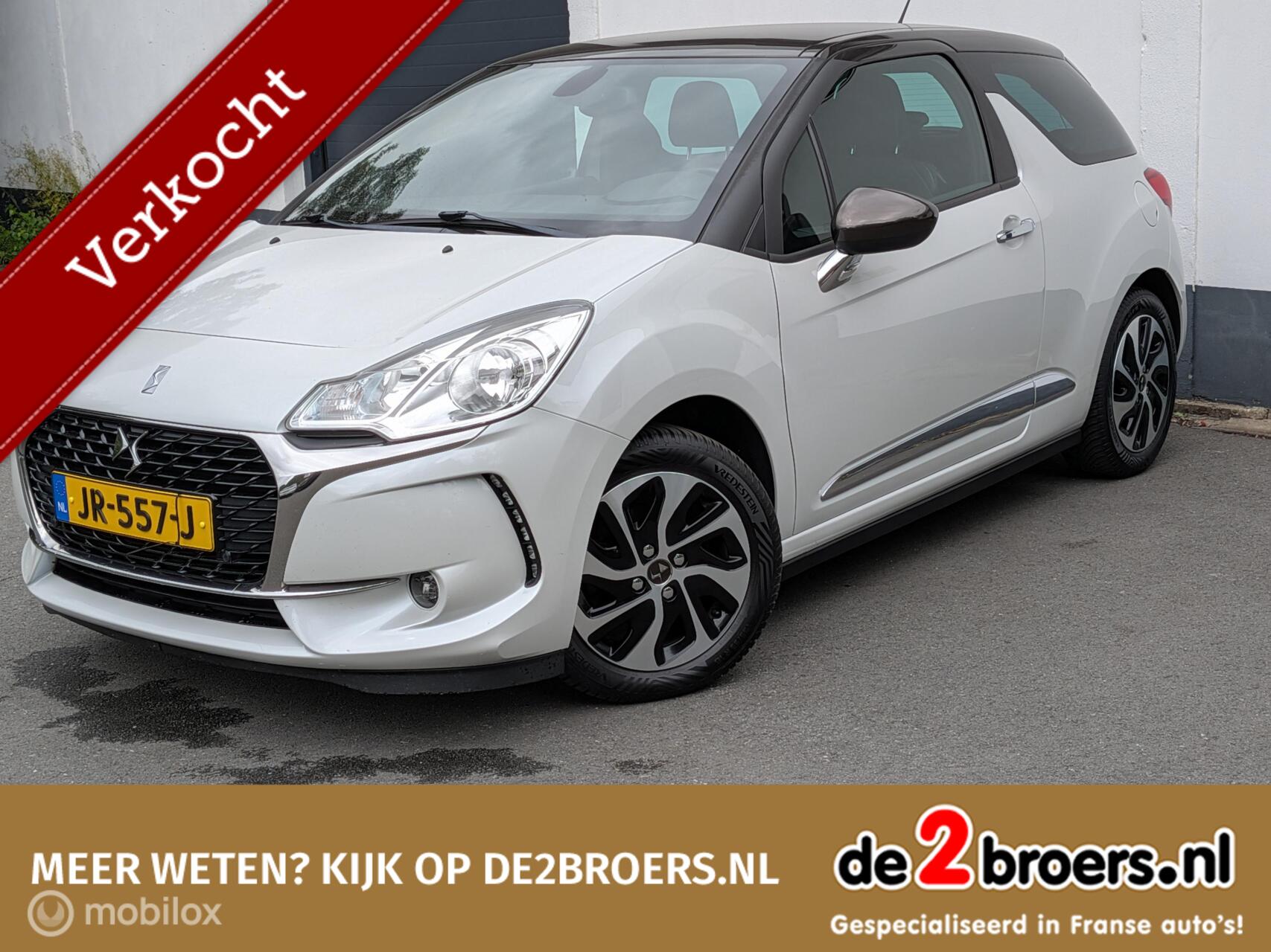 DS DS 3 1.2 PureTech So Chic Full Led Lage kilometers!!!! 2017 - voorkant
