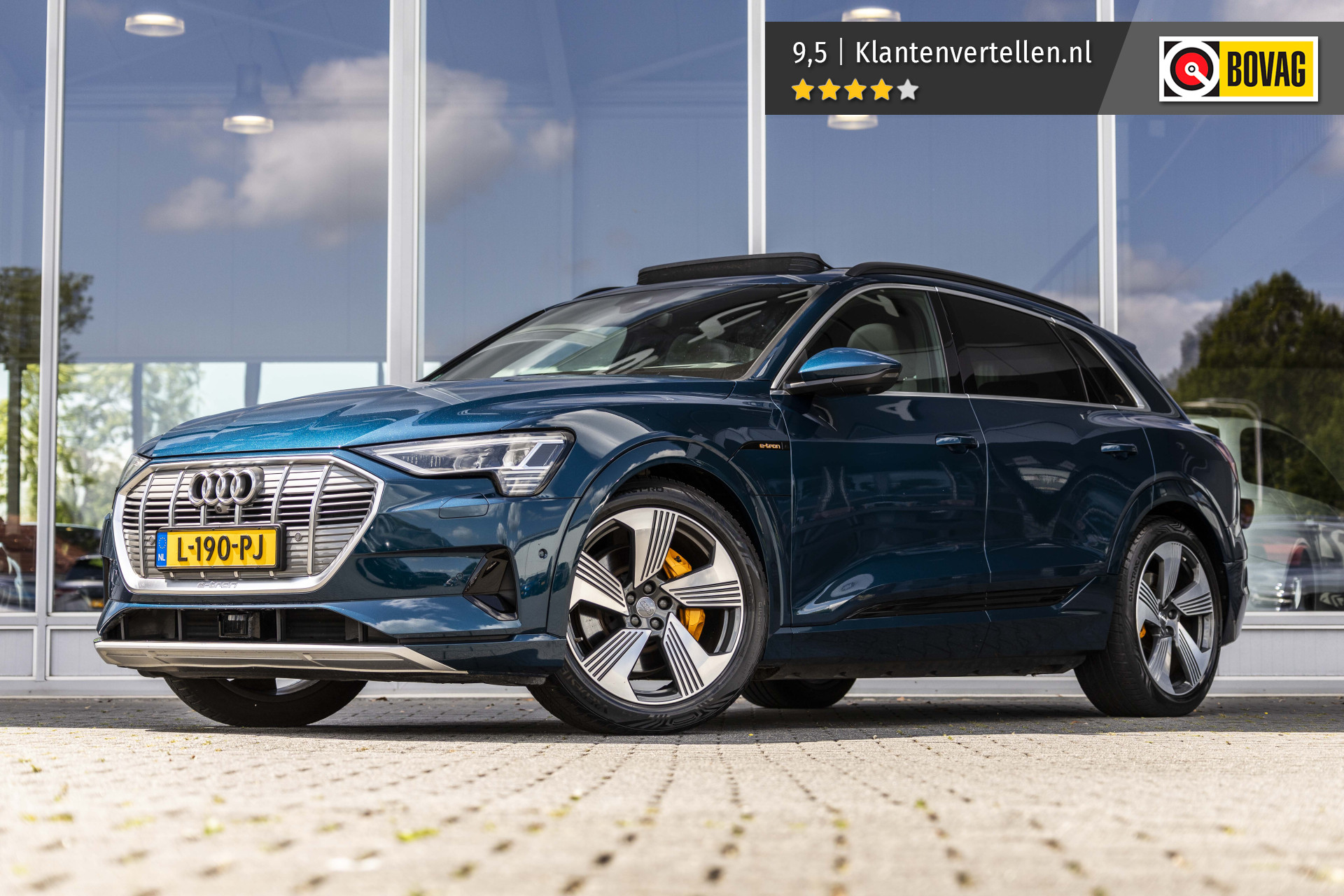 Audi Audi E-tron e-tron 55 quattro advanced Pro Line Plus 95 kWh 2018 - voorkant