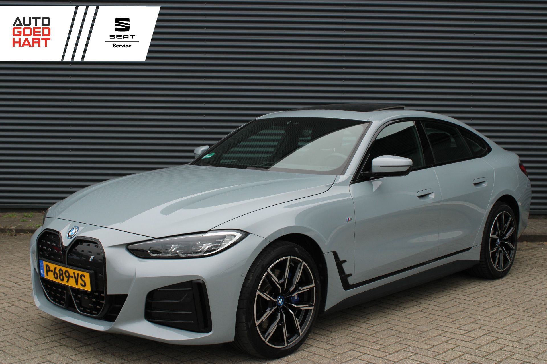 BMW I4 Edrive40 eDrive40 84 kWh Schuik-kanteldak Leer Camera Led 2022 - voorkant