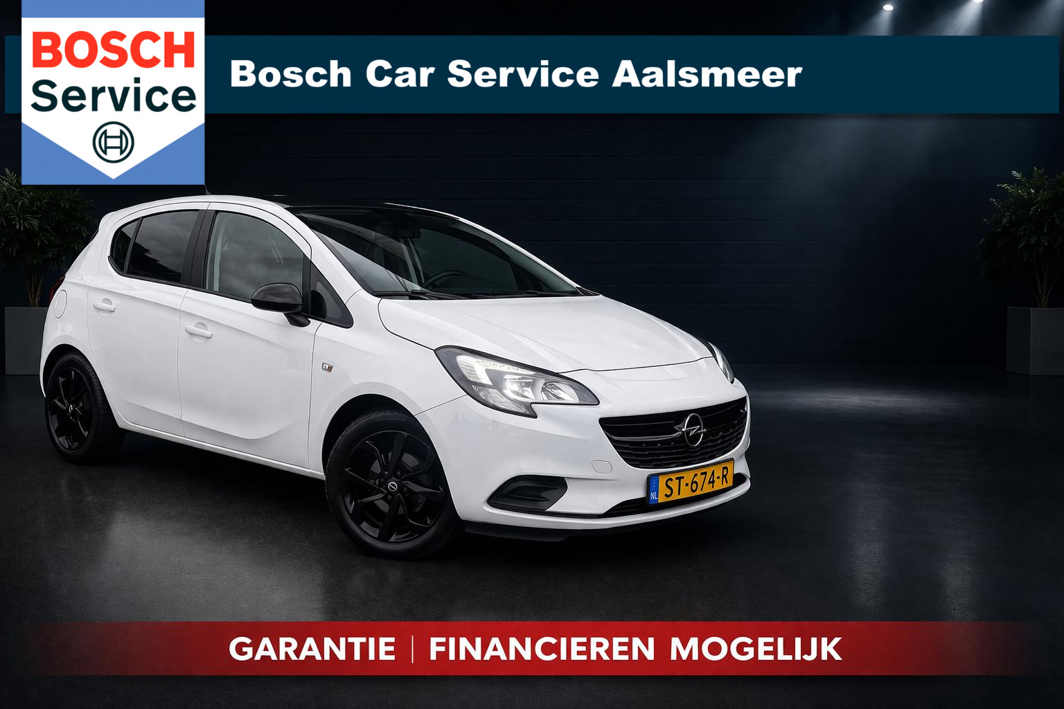Opel Corsa 1.4 Black Edition 2018 - voorkant