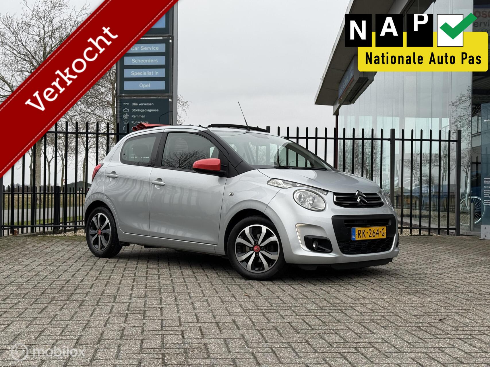 Citroen C1 1.0 e-VTi Airscape Shine | Airco | Cabrio 2017 - voorkant