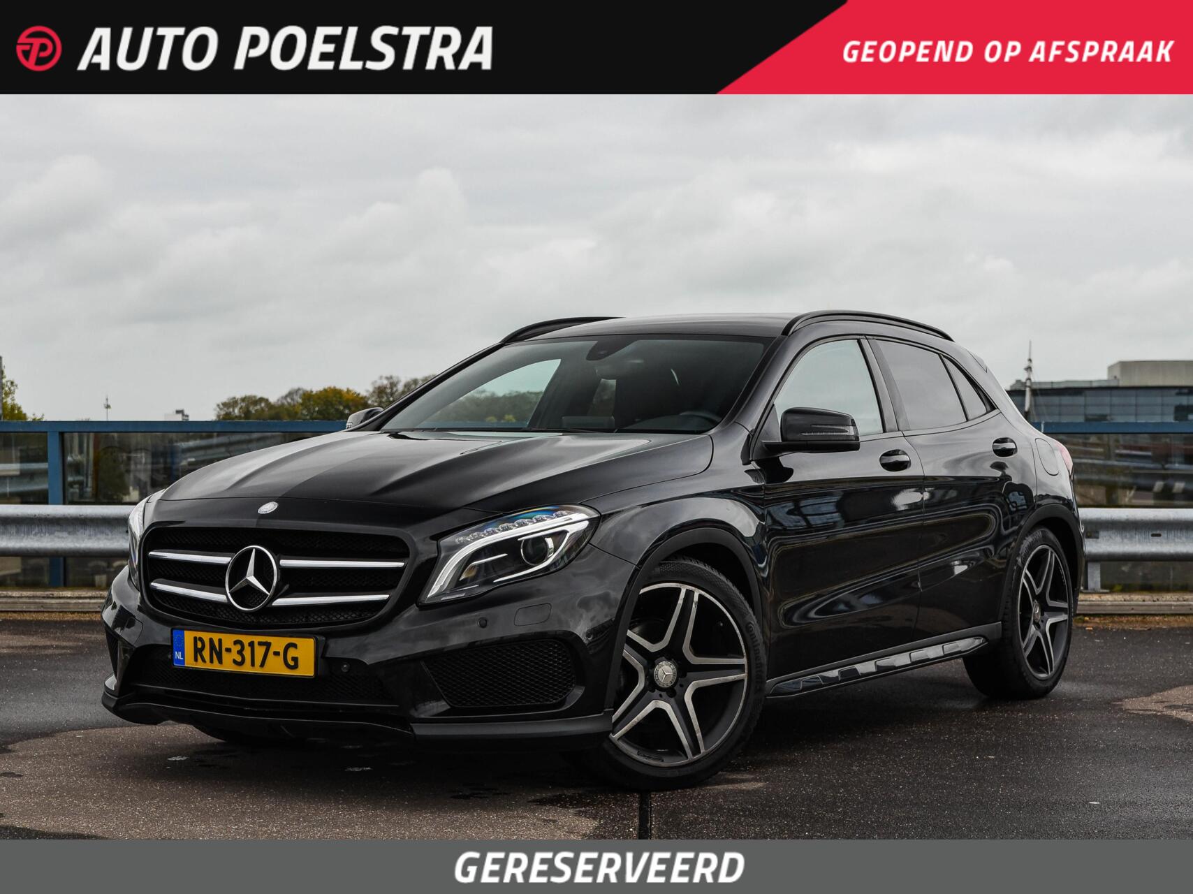 Mercedes-Benz Gla 180 180 AMG Night Edition Plus | Aut. | Stoelverwarming | Bi-xenon | Navigatie | 19" 2016 - voorkant