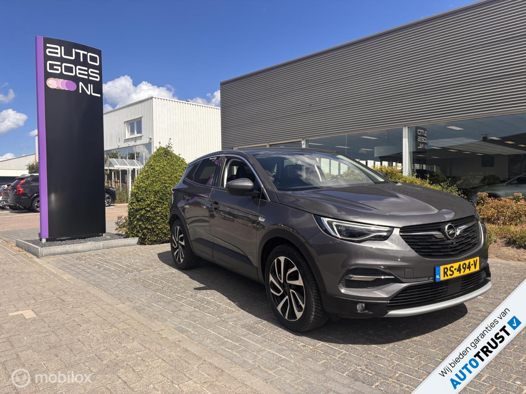 Opel Grandland X 1.2 Turbo Innovation + Leer 360 Camera Pano 2018 - voorkant