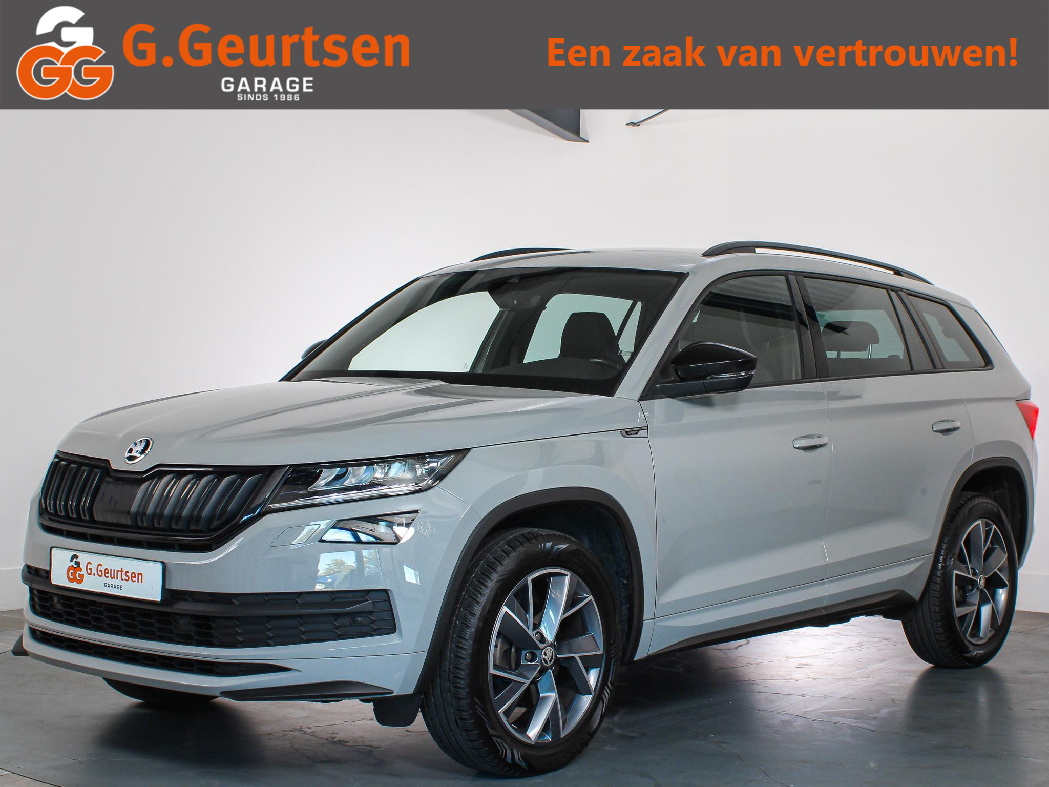 Skoda Kodiaq 1.5 TSI Sportline Business 7-Persoons, 2019 - voorkant