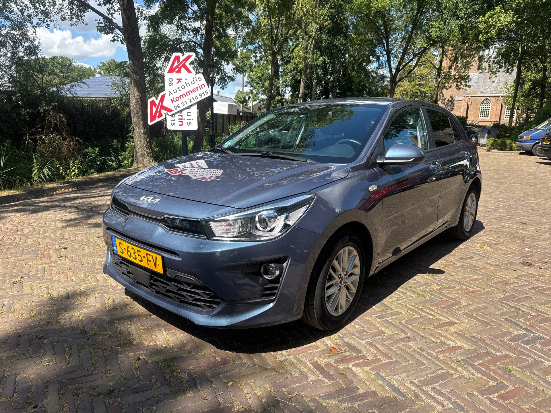Kia Rio 1.0 T-GDi MHEV DynamicLine.de goedkoopste met de beste Vakgarage BOVAG service. 2023 - voorkant