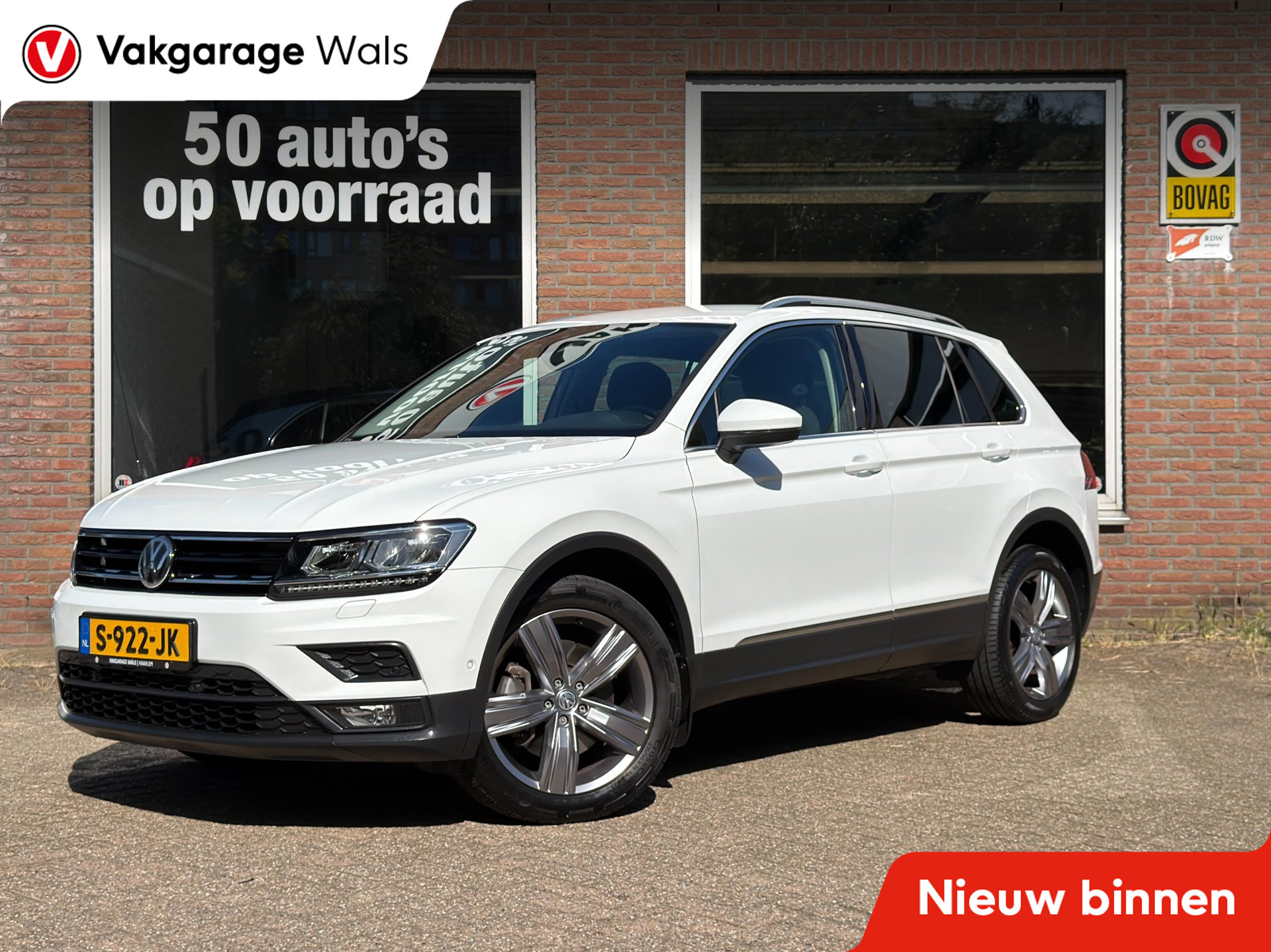Volkswagen Tiguan 2.0 TSI 4Motion Highline Business R | BTW | Carplay Navi | Cruise | Trekhaak | Camera | Lane- Front Assist 2019 - voorkant