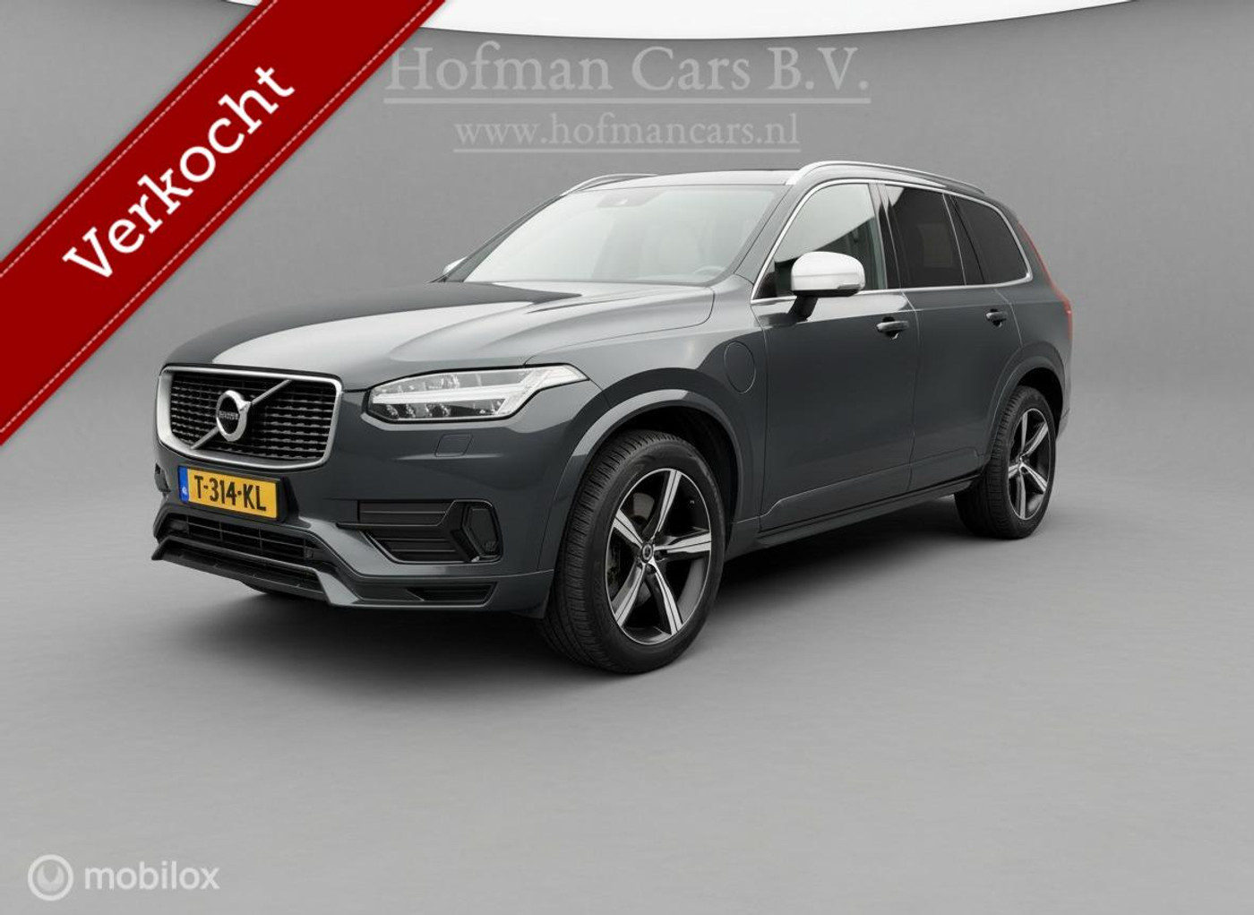 Volvo Xc90 T8 Twin Engine 2.0 T8 Twin Engine AWD R-Design 7-Persoons | 11/2017 | 215.000 km | Grijs Metallic 2017 - voorkant