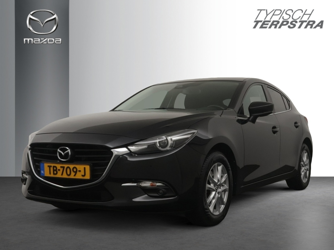 Mazda Mazda3 2.0 SKYACTIV-G 120PK SKYLEASE+ DEALER ONDERH. 2018 - voorkant