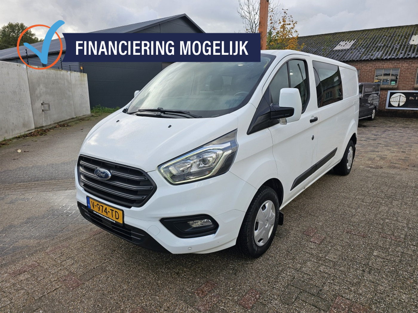 Ford Transit Custom 300 2.0 TDCI L2H1TDC,Apk,Nap,Trekhaak 2018 - voorkant