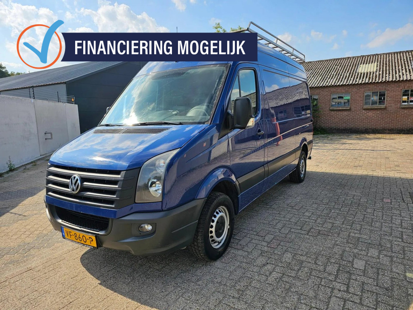 Volkswagen Crafter 32 2.0 TDI L2H3 Apk,Nap,Airco,Trekhaak 2013 - voorkant