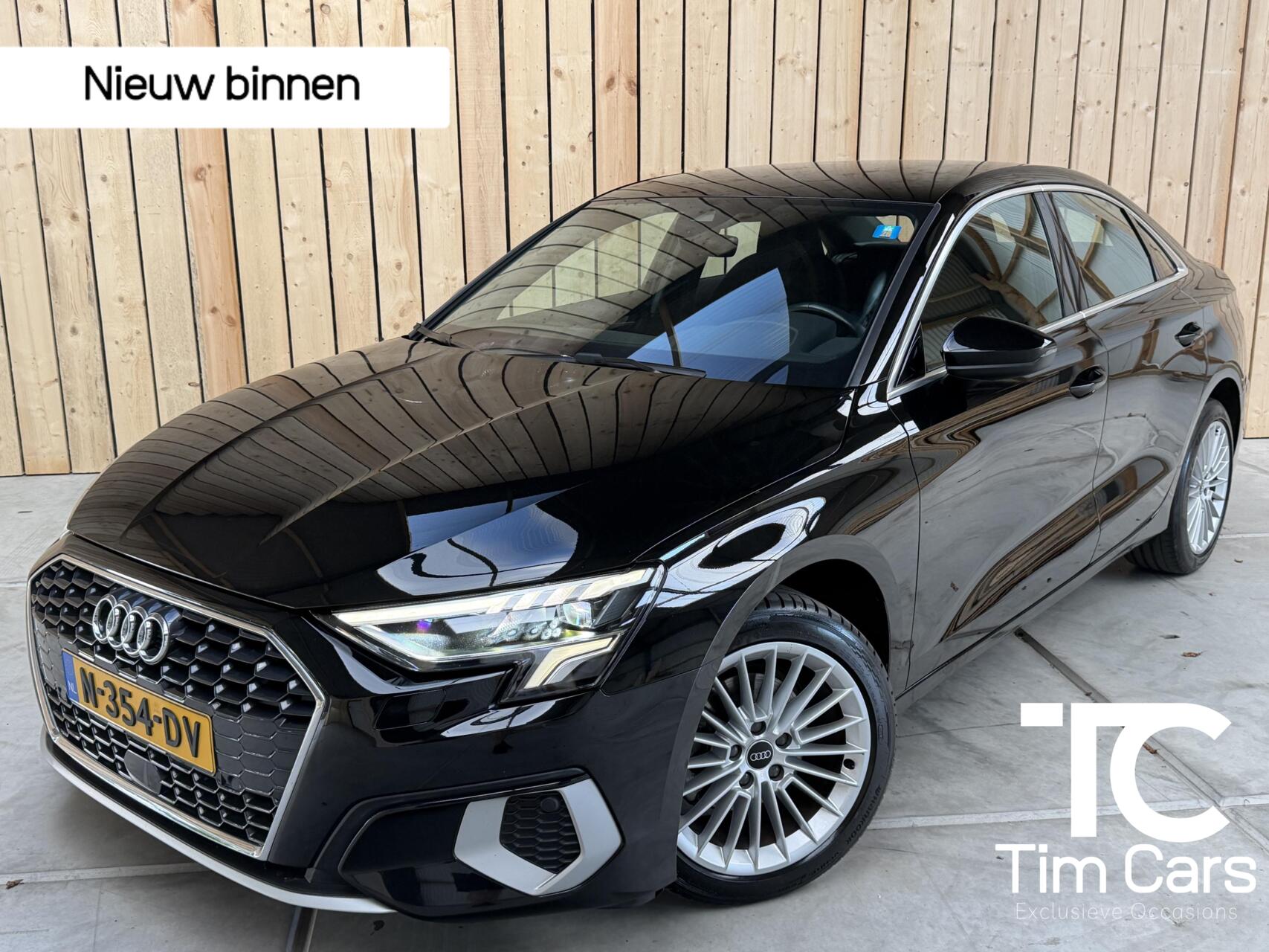 Audi A3 Limousine 30 TFSI Pro Line Automaat | Navigatiesysteem | Apple CarPlay/Android Auto | Climate control | Cruise control | Briljantzwart | Full-led | DAB ontvanger | Parkeersensoren achter 2021 - voorkant