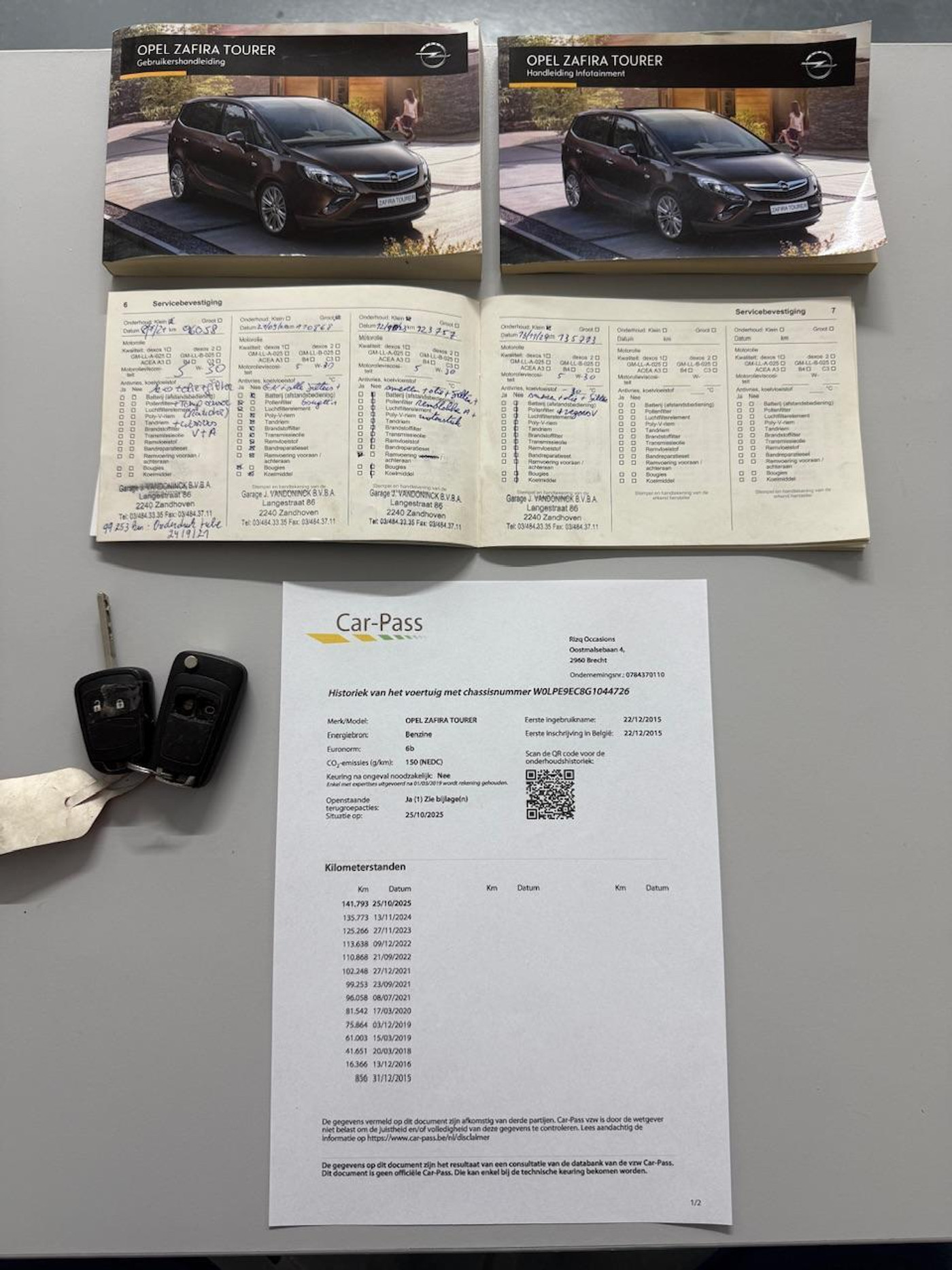 Foto van Opel Zafira Tourer