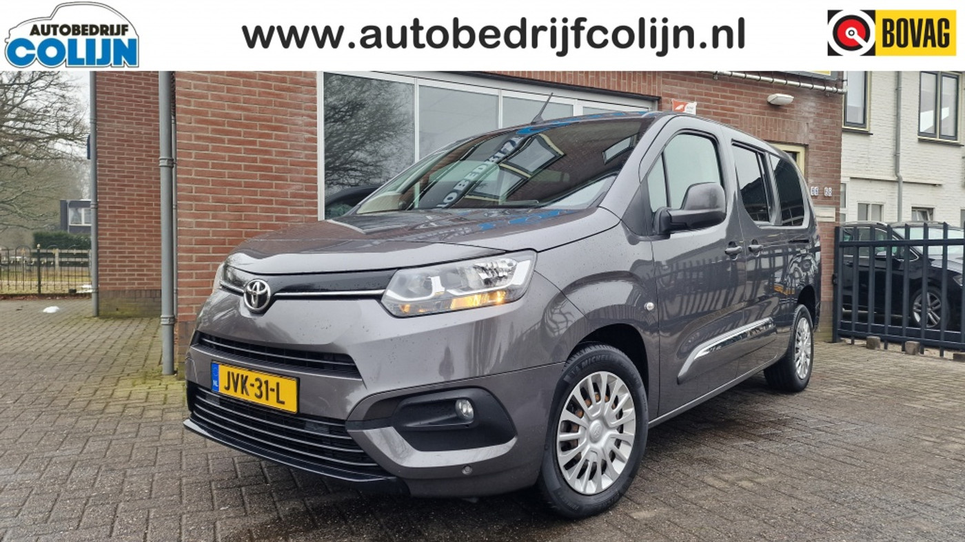 Toyota Proace City Verso 1.2 Turbo Live L2 7 Pers Long, Stoelverwarming, 2020 - voorkant