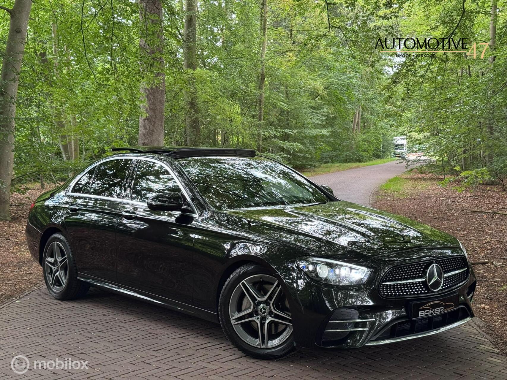 Mercedes-Benz E 200 D 200 d Business Solution AMG ~ Pano ~ Leder 2021 - voorkant
