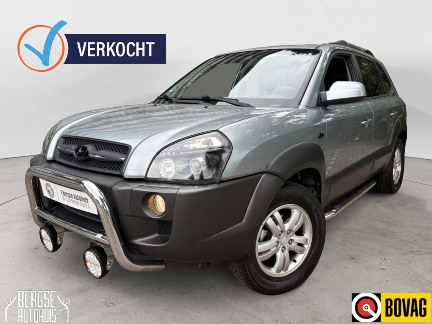 Hyundai Tucson 2.0i Dynamic Airco Cruise Carplay Navi 2007 - voorkant