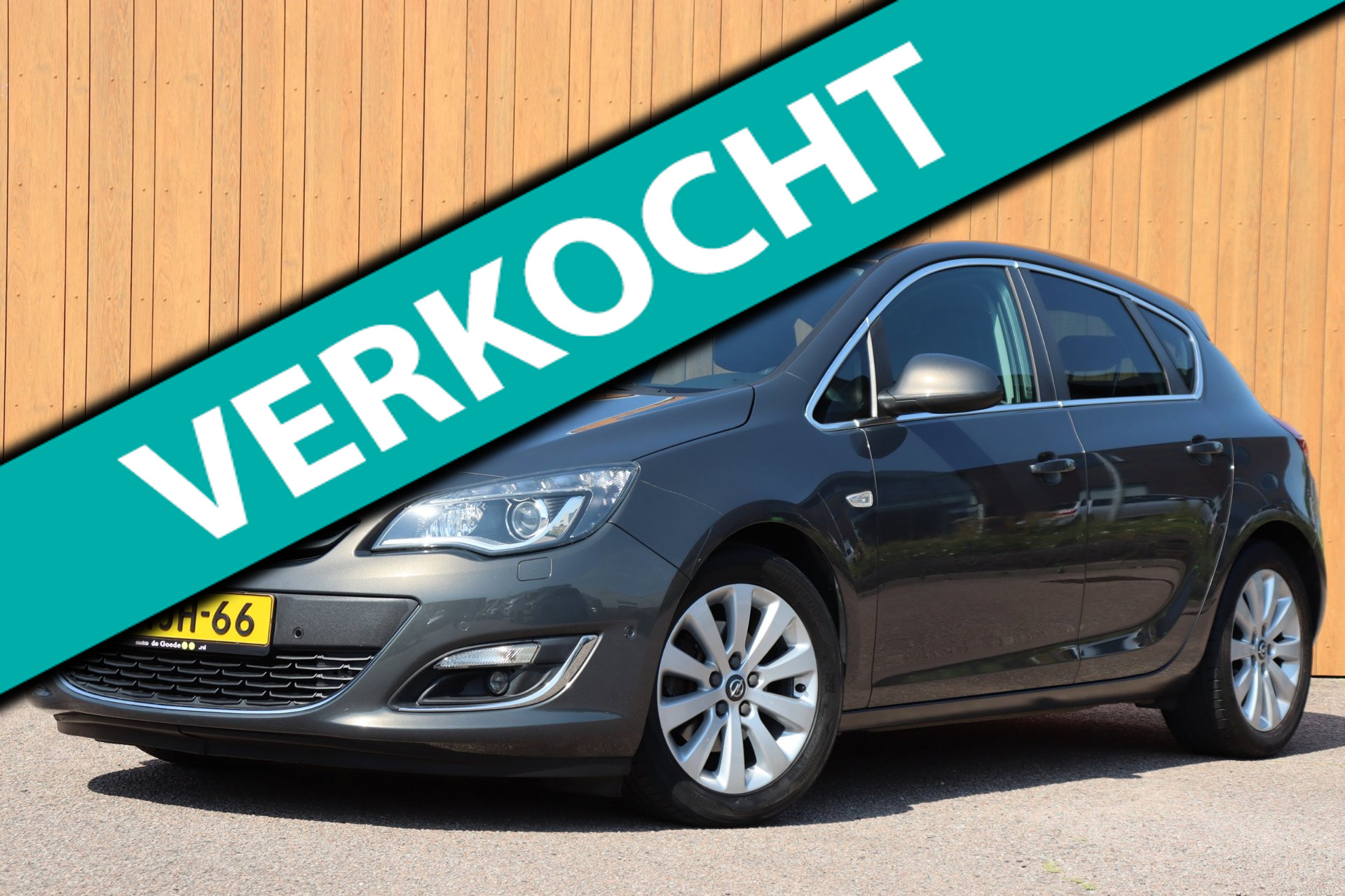 Opel Astra 1.6 Turbo Cosmo org.NL leer+el+verw camera stuurverw navi 2014 - voorkant