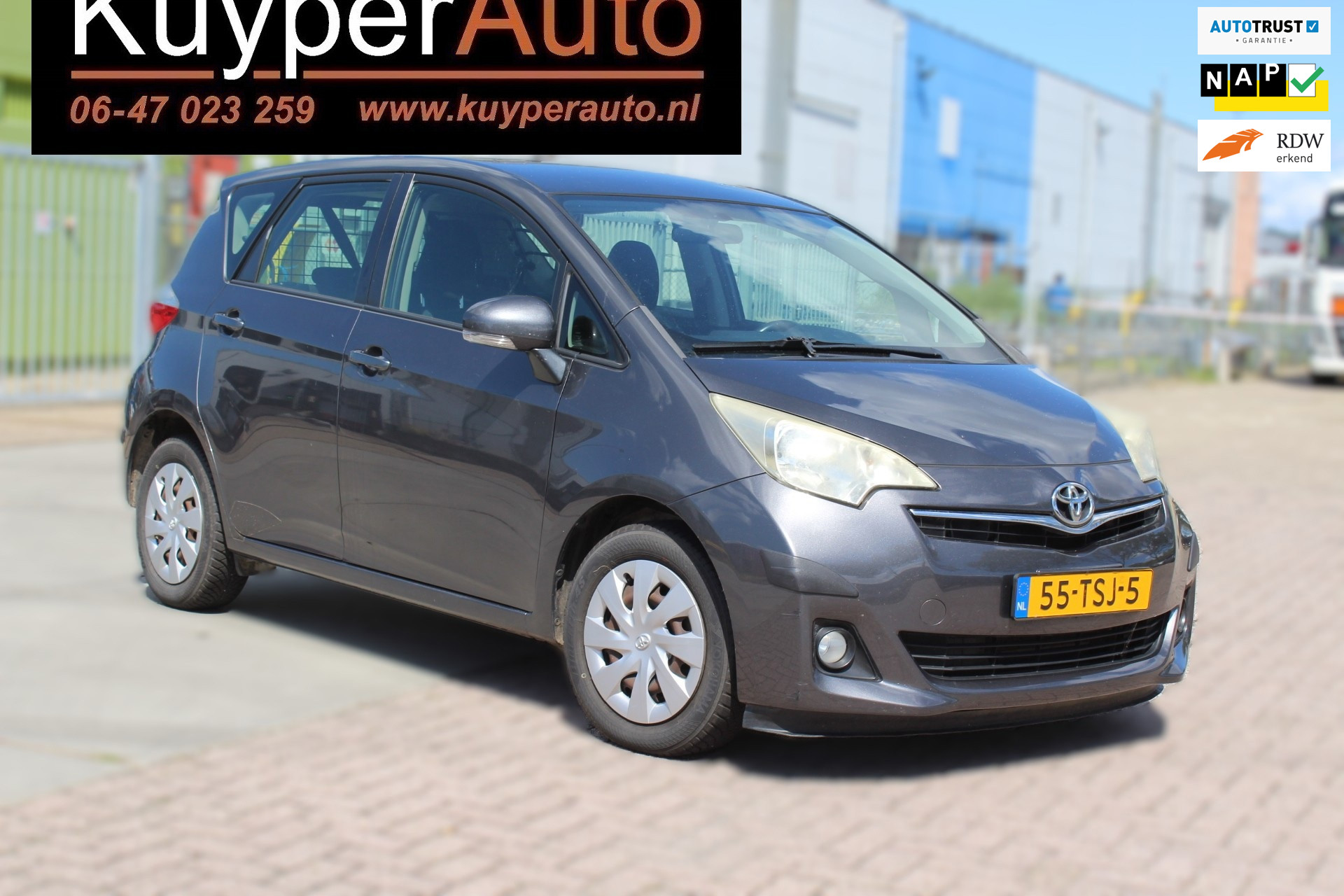 Toyota Toyota Verso-s 1.3 VVT-i Aspiration.. automaat NAP- CAMERA /CLIMA/ DEALER ONDERH 2012 - voorkant