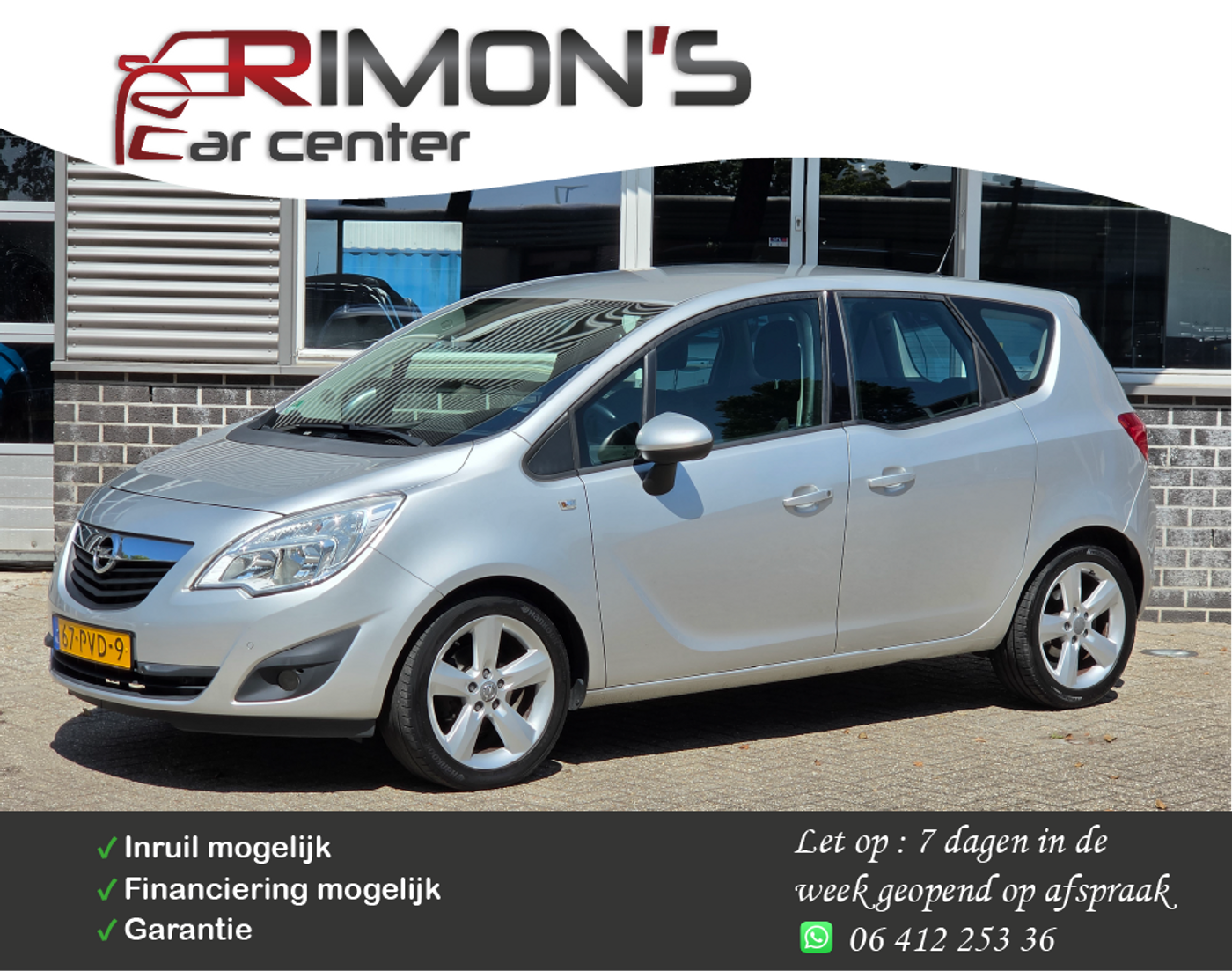 Opel Meriva 1.4 Edition Airco Trekhaak 2011 - voorkant