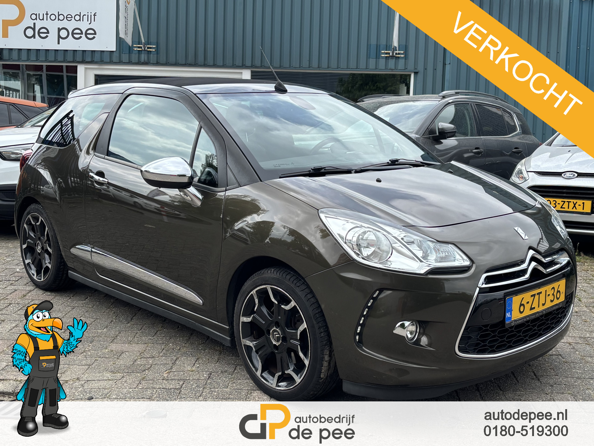 Citroen Ds3 Cabrio 1.6 THP Sport Chic 2013 - voorkant