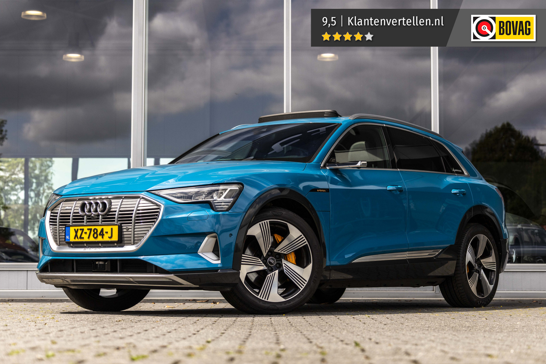 Audi Audi E-tron e-tron 55 quattro advanced 95 kWh 2019 - voorkant