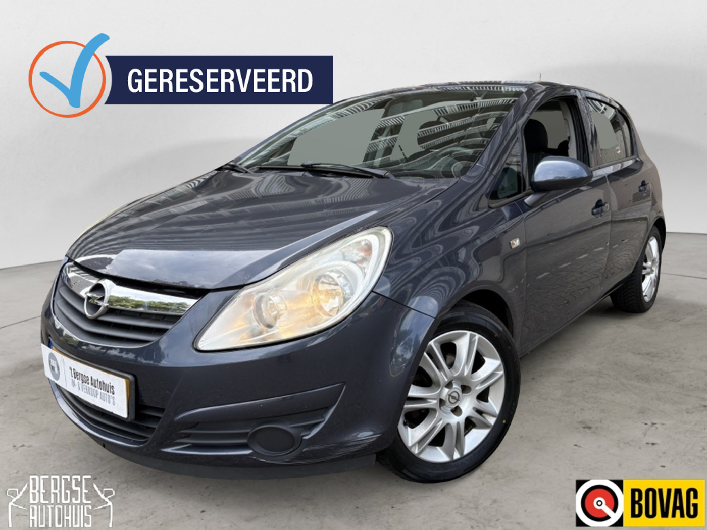 Opel Corsa 1.2 16V Business Airco Cruise Lmv Nap 2008 - voorkant