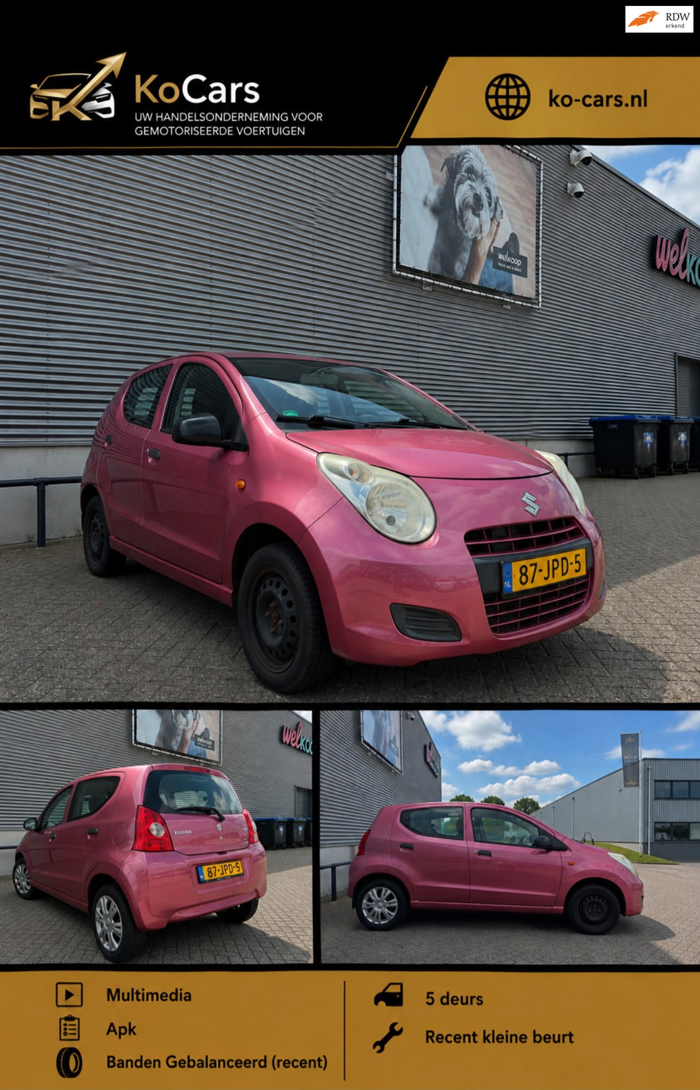 Suzuki Alto / Apk / Multimedia / 5Drs / Recent onderhoud 2009 - voorkant