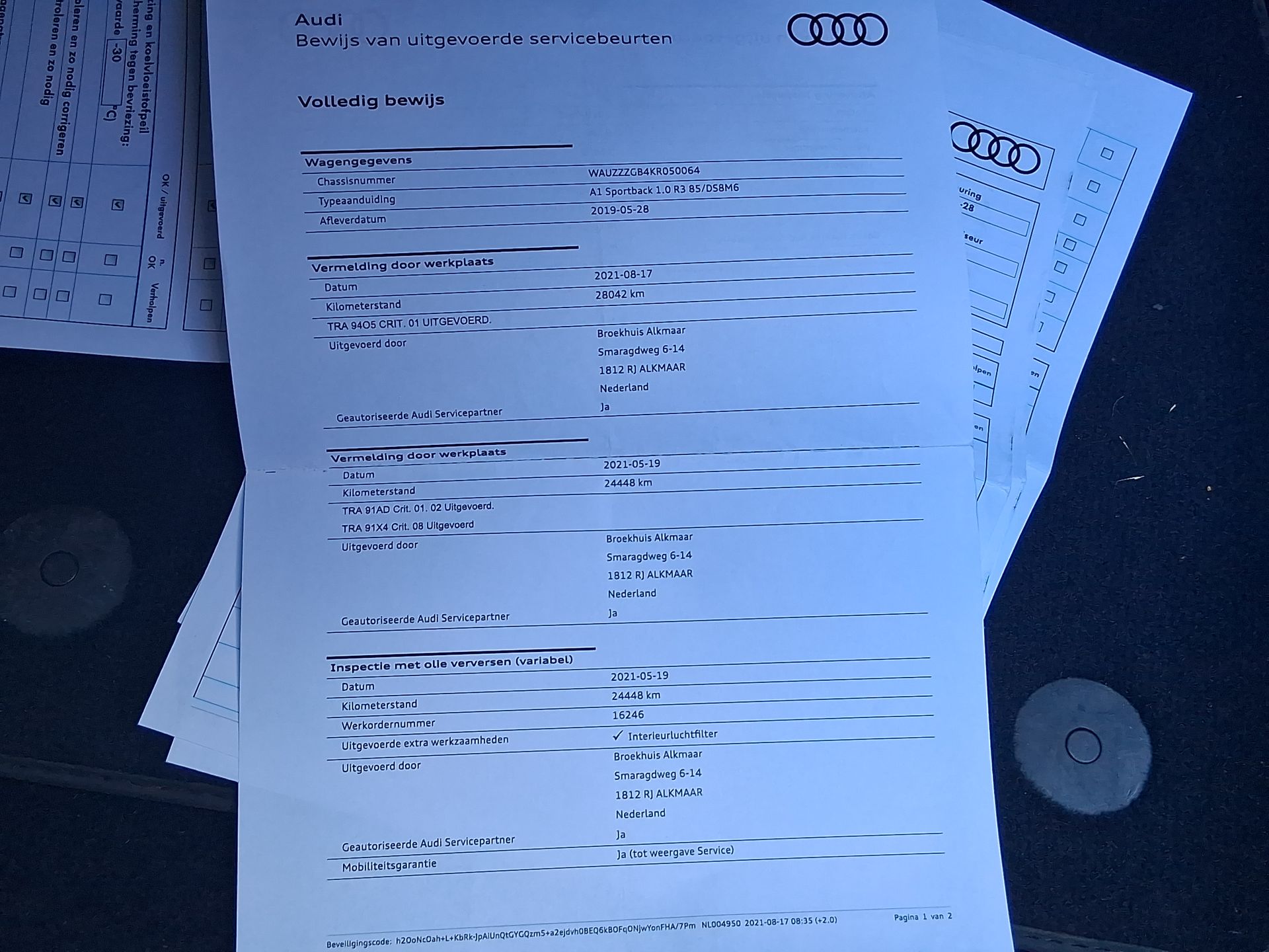 Foto van Audi A1 Sportback