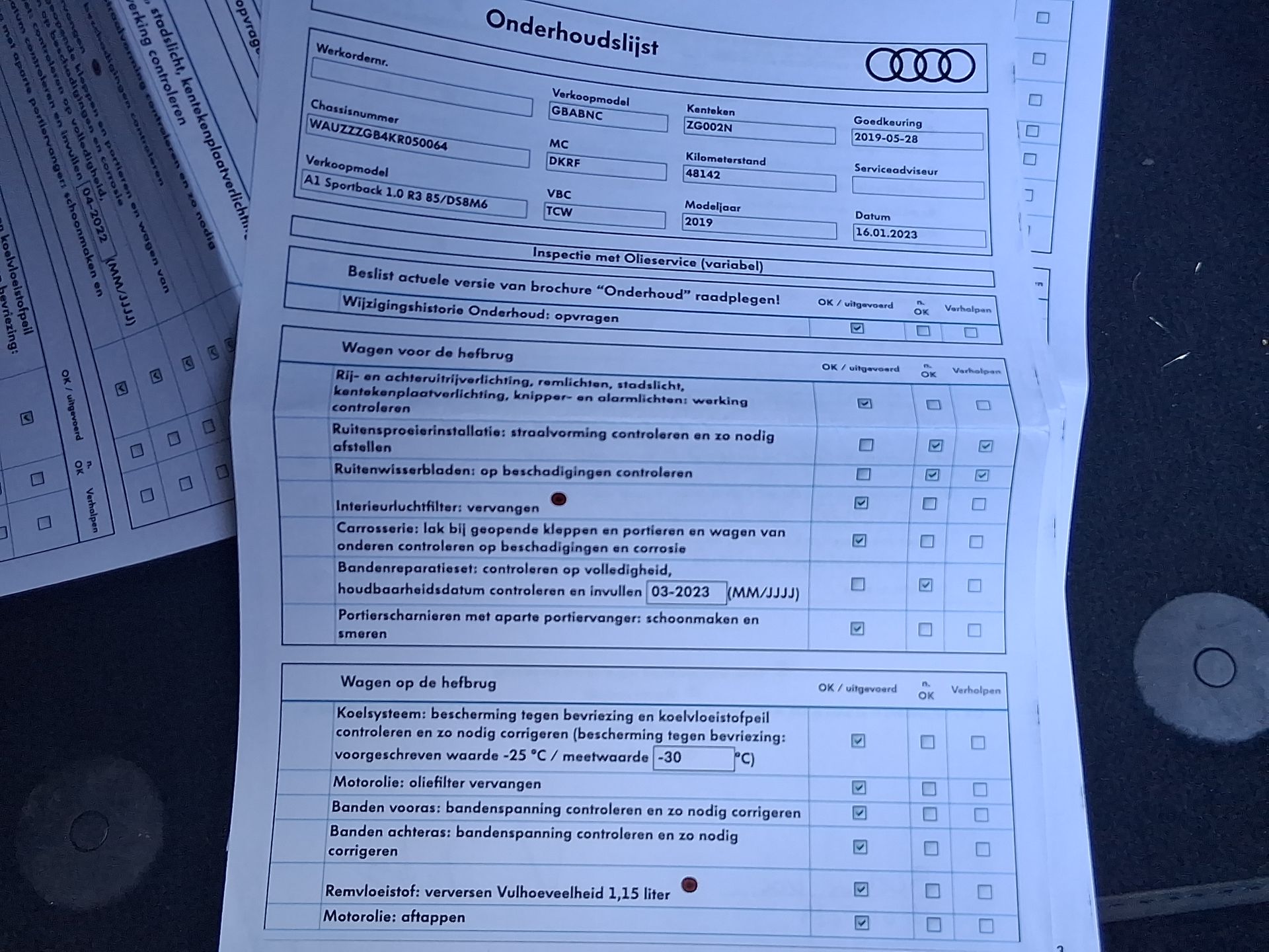Foto van Audi A1 Sportback