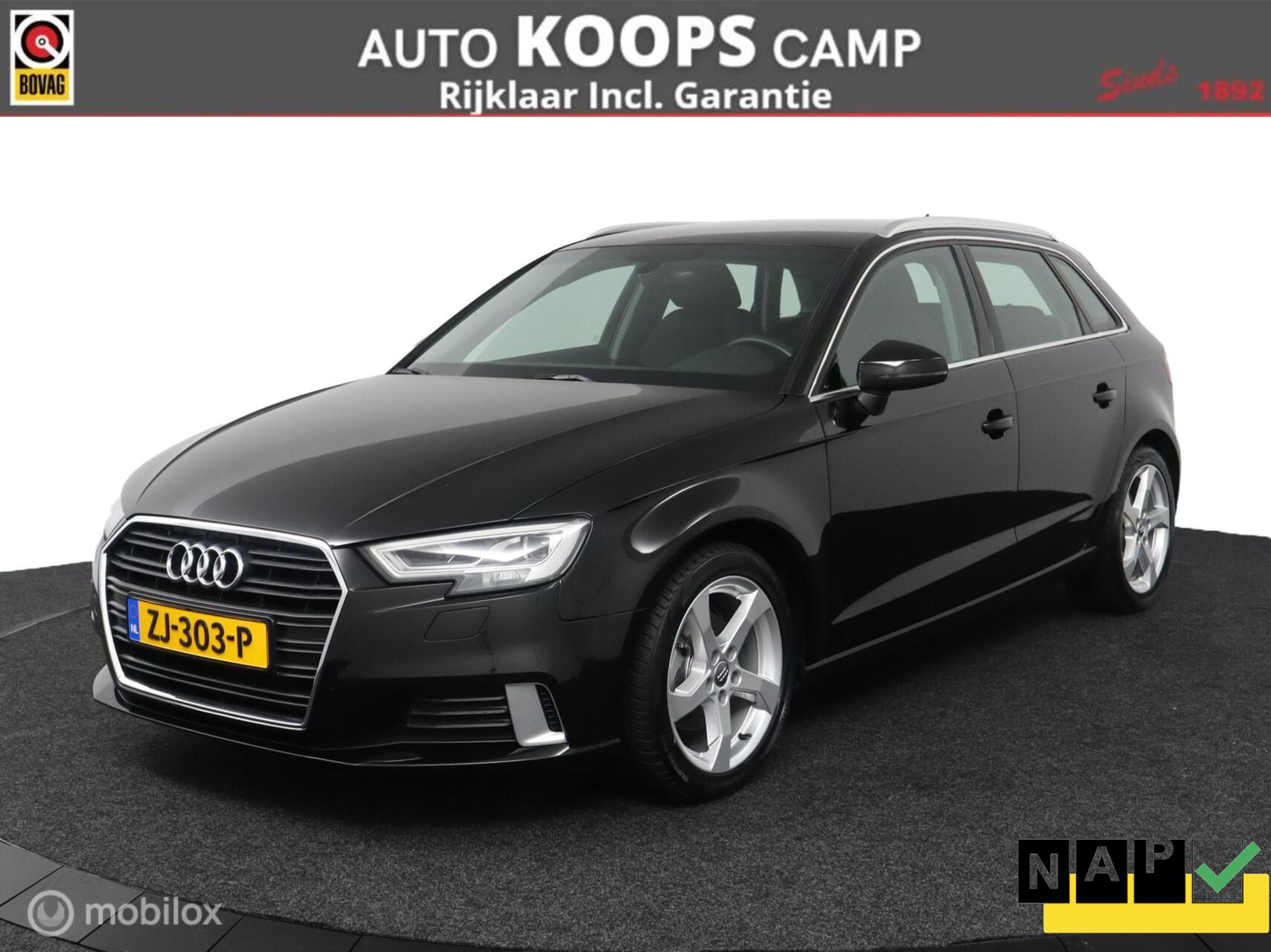 Audi A3 Sportback 30 TFSI 116PK Sport Lease Edition S-tronic automaat | All season banden | Sportstoelen | Navi | NL Auto | DEALER-STAAT 2019 - voorkant