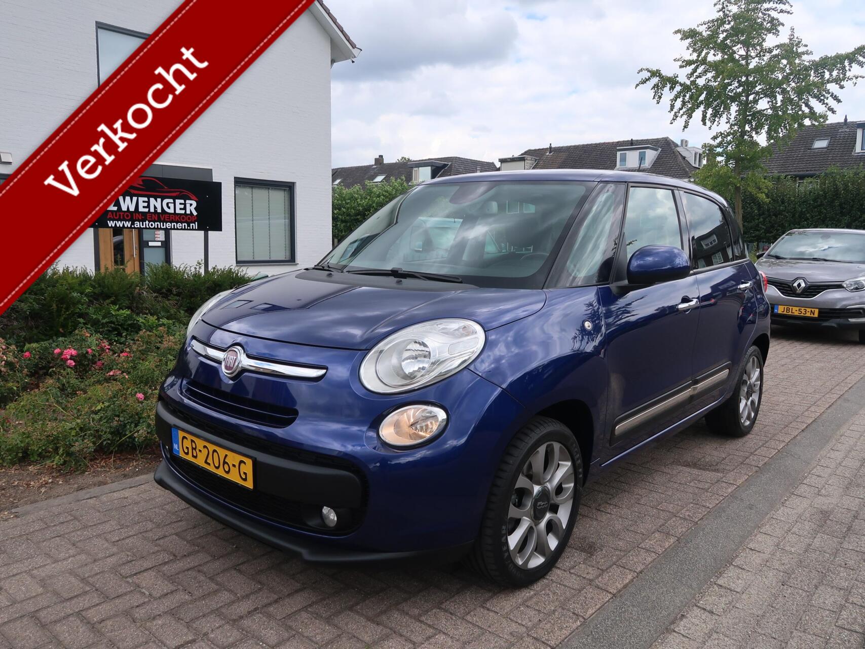 Fiat Fiat 500l 1.4-T-Jet PANORAMADAK|TREKHAAK|NAVIGATIE|AIRCO|CRUISECONTROL|PDC|GOED ONDERHOUDEN 2015 - voorkant